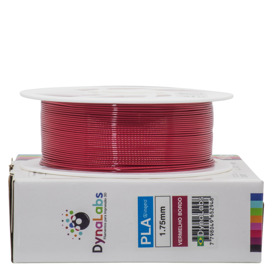 Dynalabs PLA Basic Filament 1.75mm 1kg - Bordo