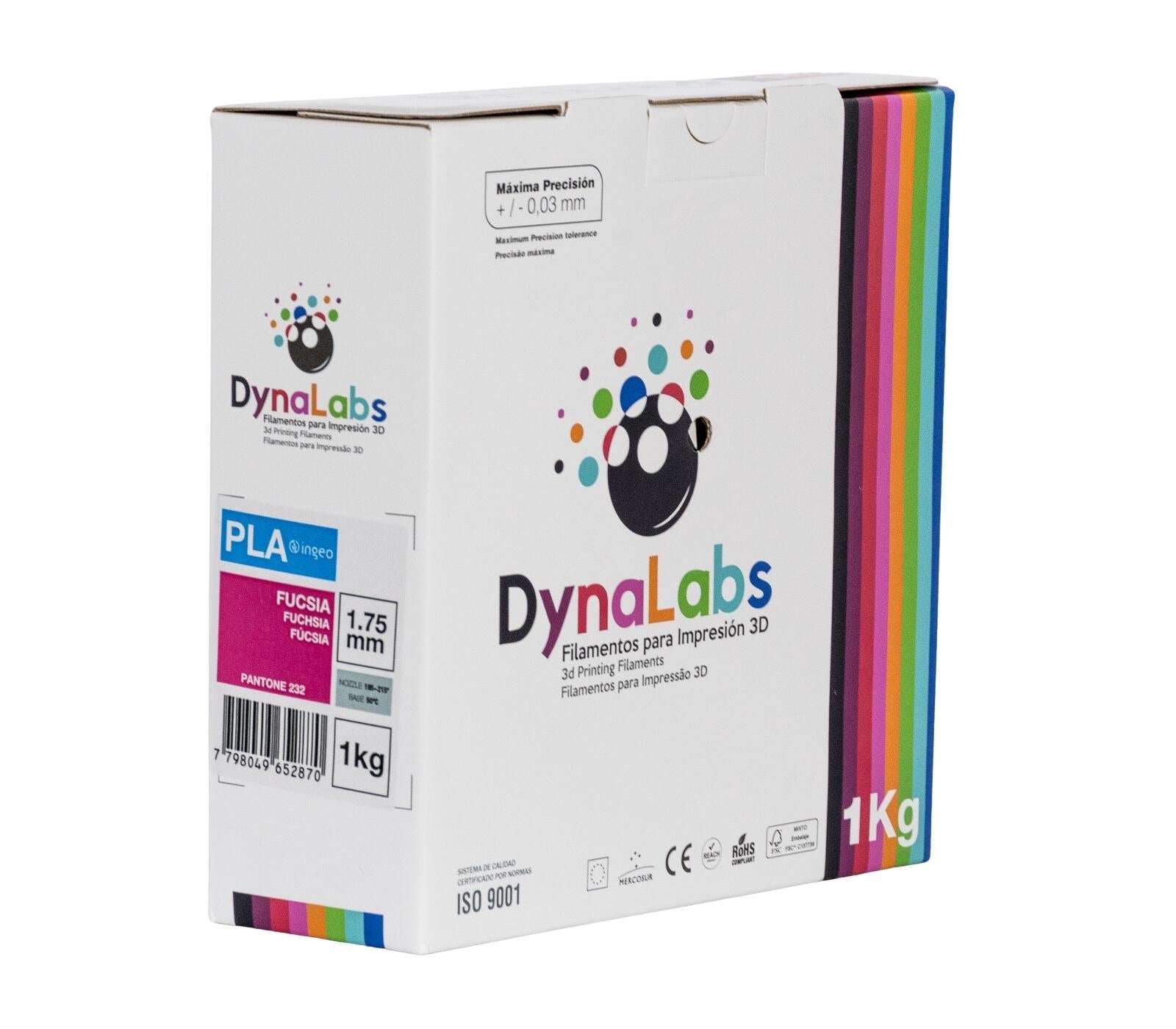 Dynalabs PLA Basic Filament 1.75mm 1kg - Fuchsia