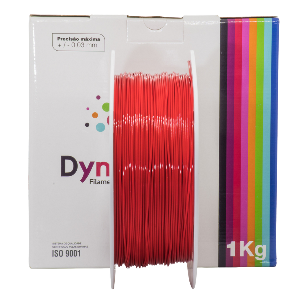 Dynalabs PLA Basic Filament 1.75mm 1kg - Red