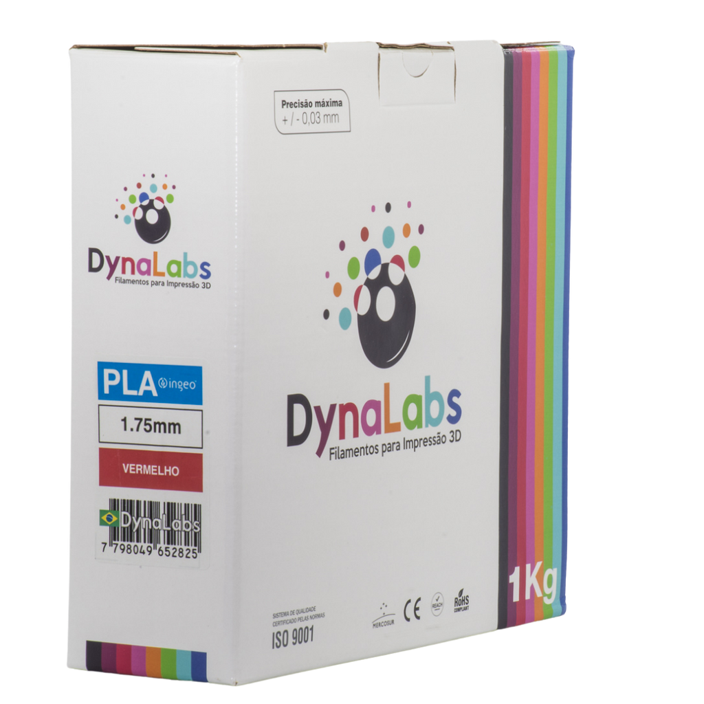 Dynalabs PLA Basic Filament 1.75mm 1kg - Red