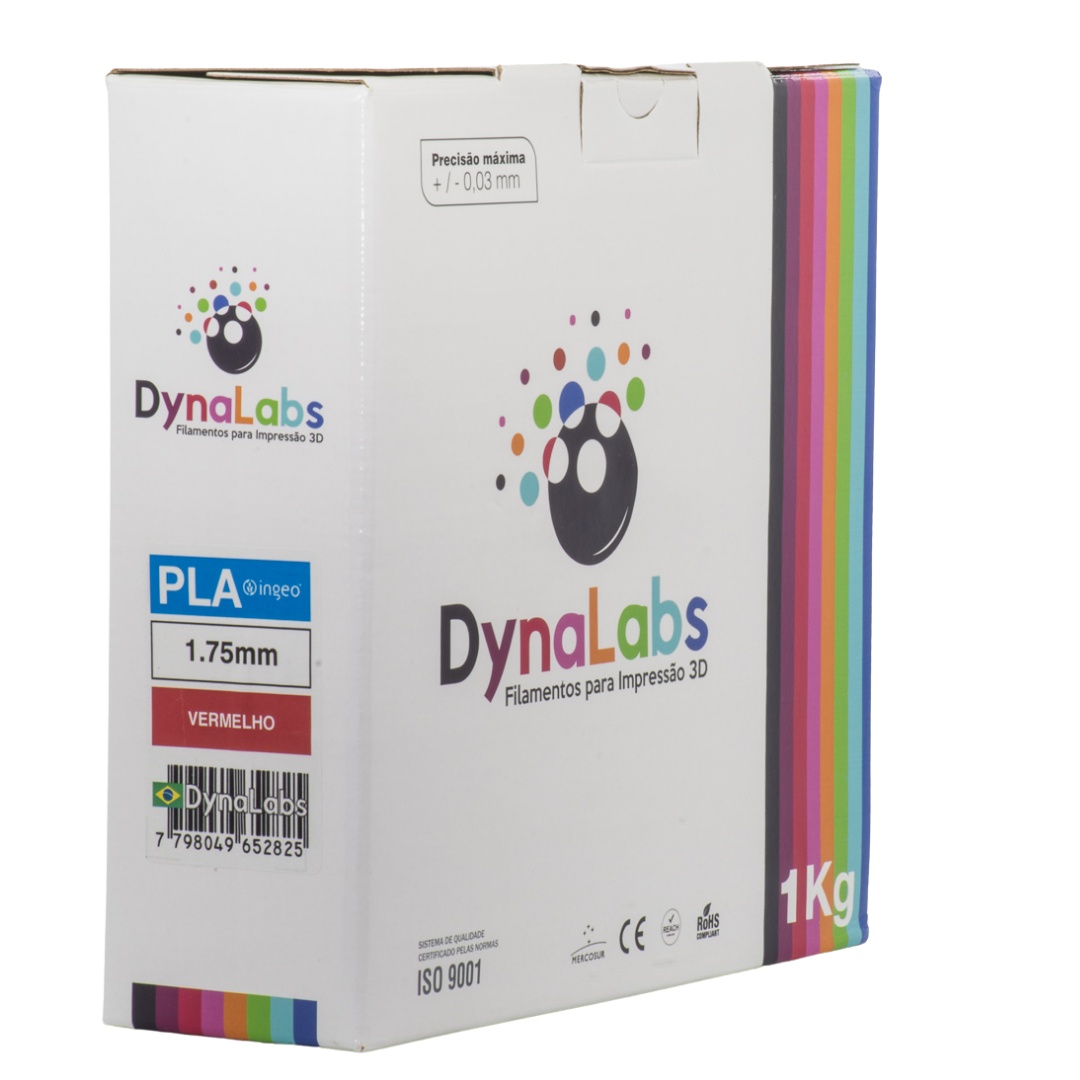 Dynalabs PLA Basic Filament 1.75mm 1kg - Red