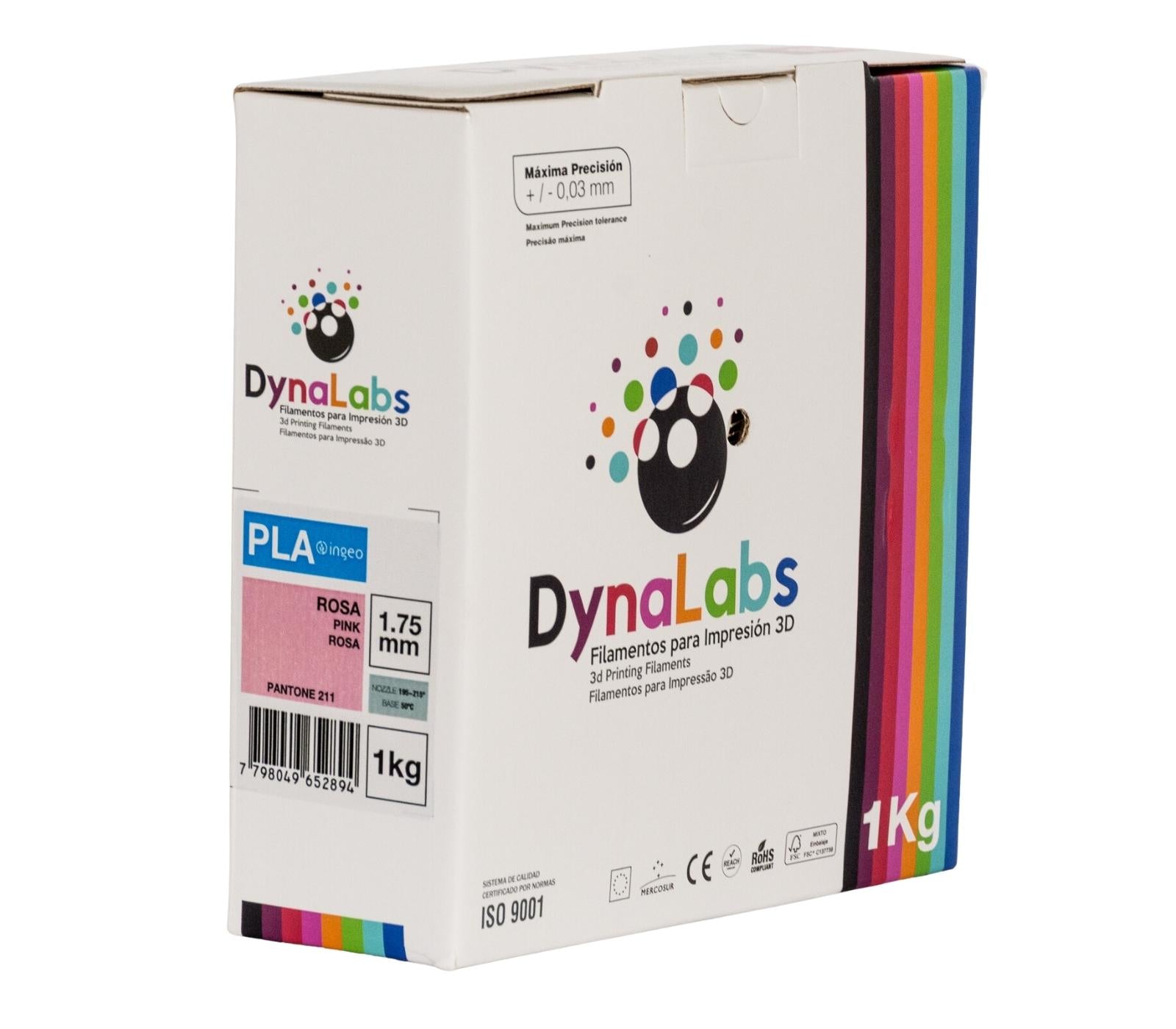 Dynalabs PLA Basic Filament 1.75mm 1kg - Rose