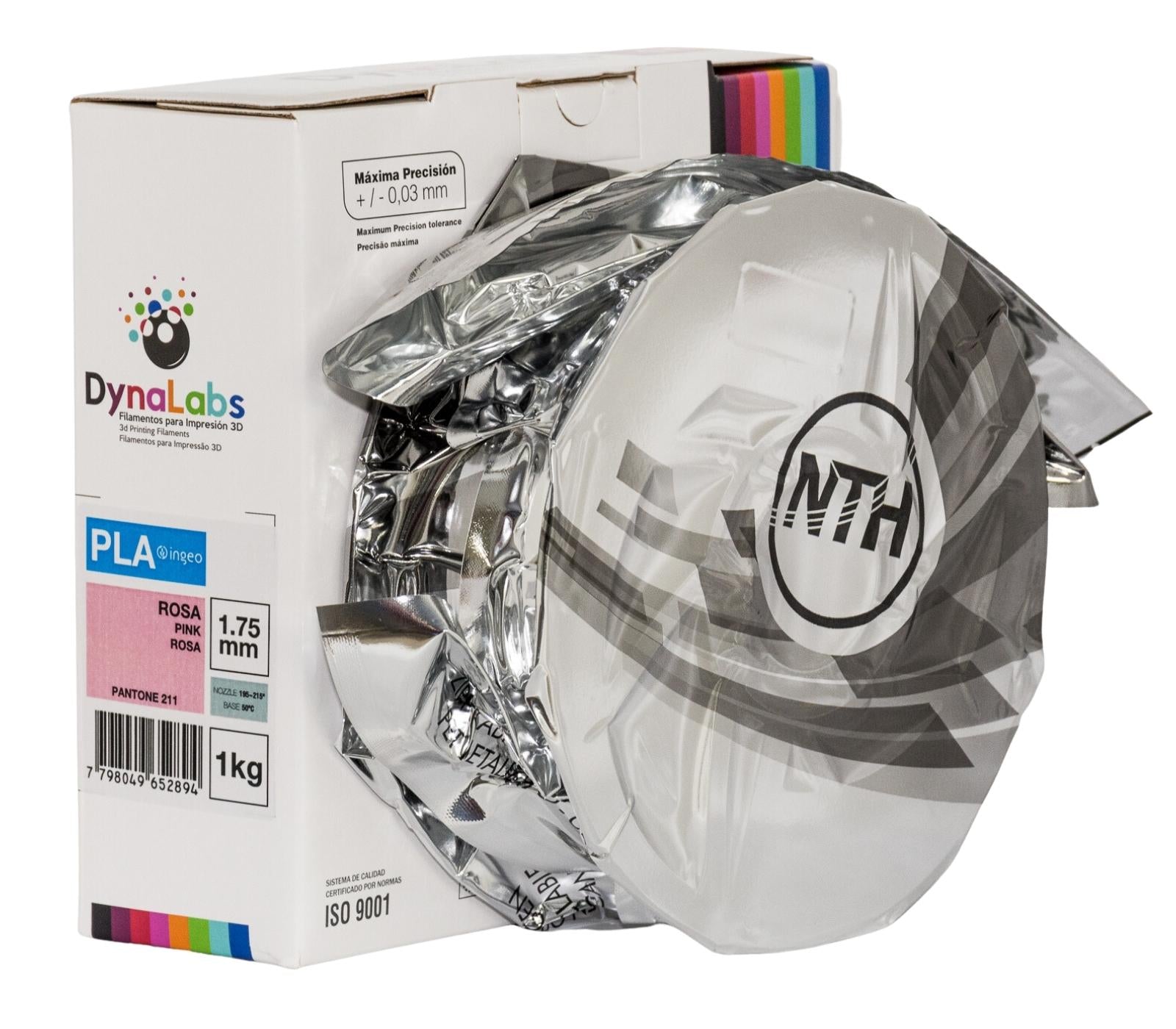 Dynalabs PLA Basic Filament 1.75mm 1kg - Rose