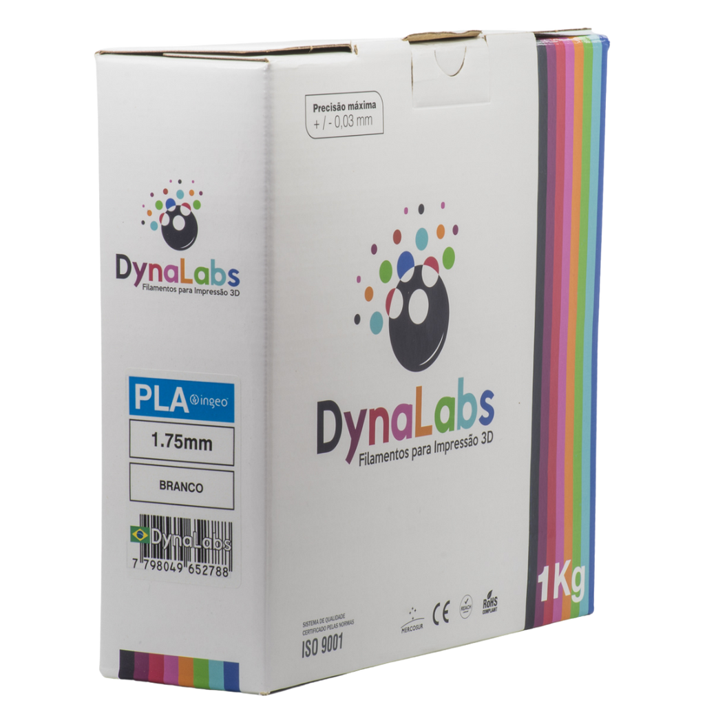 Dynalabs PLA Basic Filament 1.75mm 1kg - White