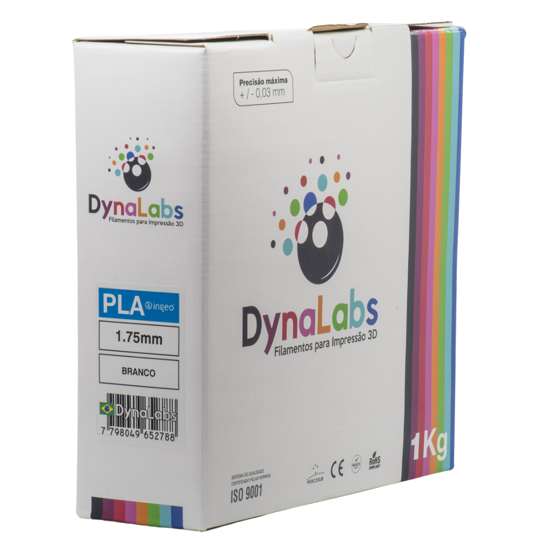 Dynalabs PLA Basic Filament 1.75mm 1kg - White