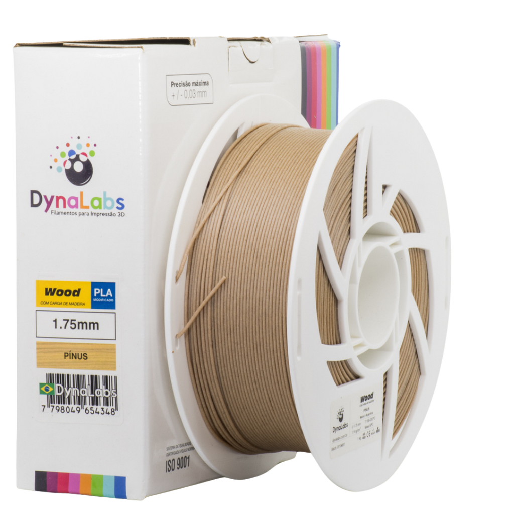 Dynalabs PLA Wood Filament 1.75mm 1kg - Pine