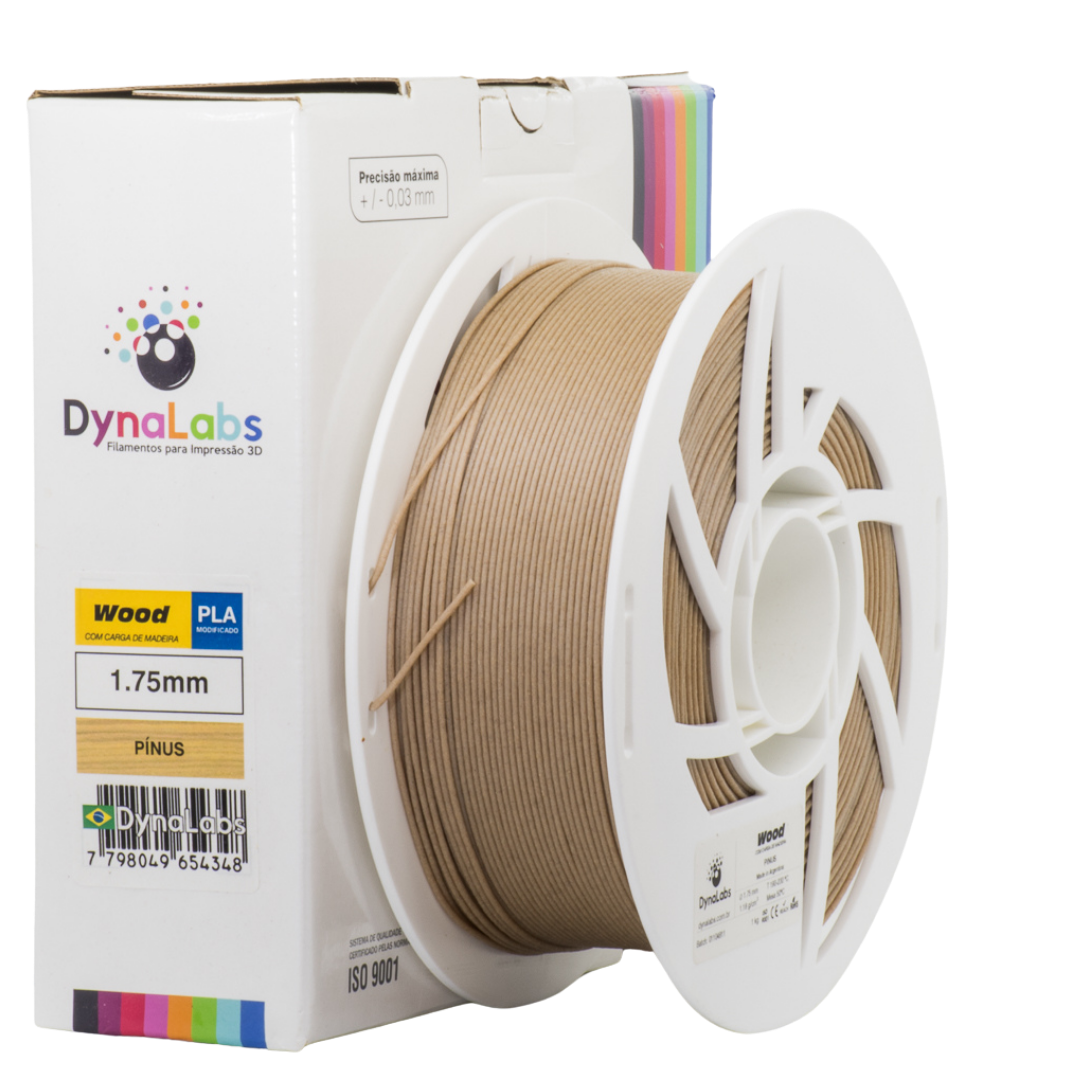Dynalabs PLA Wood Filament 1.75mm 1kg - Pine