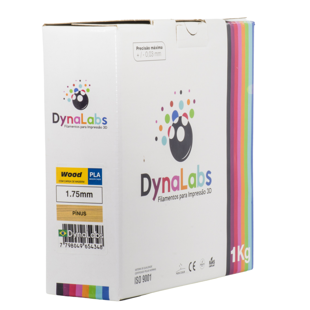 Dynalabs PLA Wood Filament 1.75mm 1kg - Pine