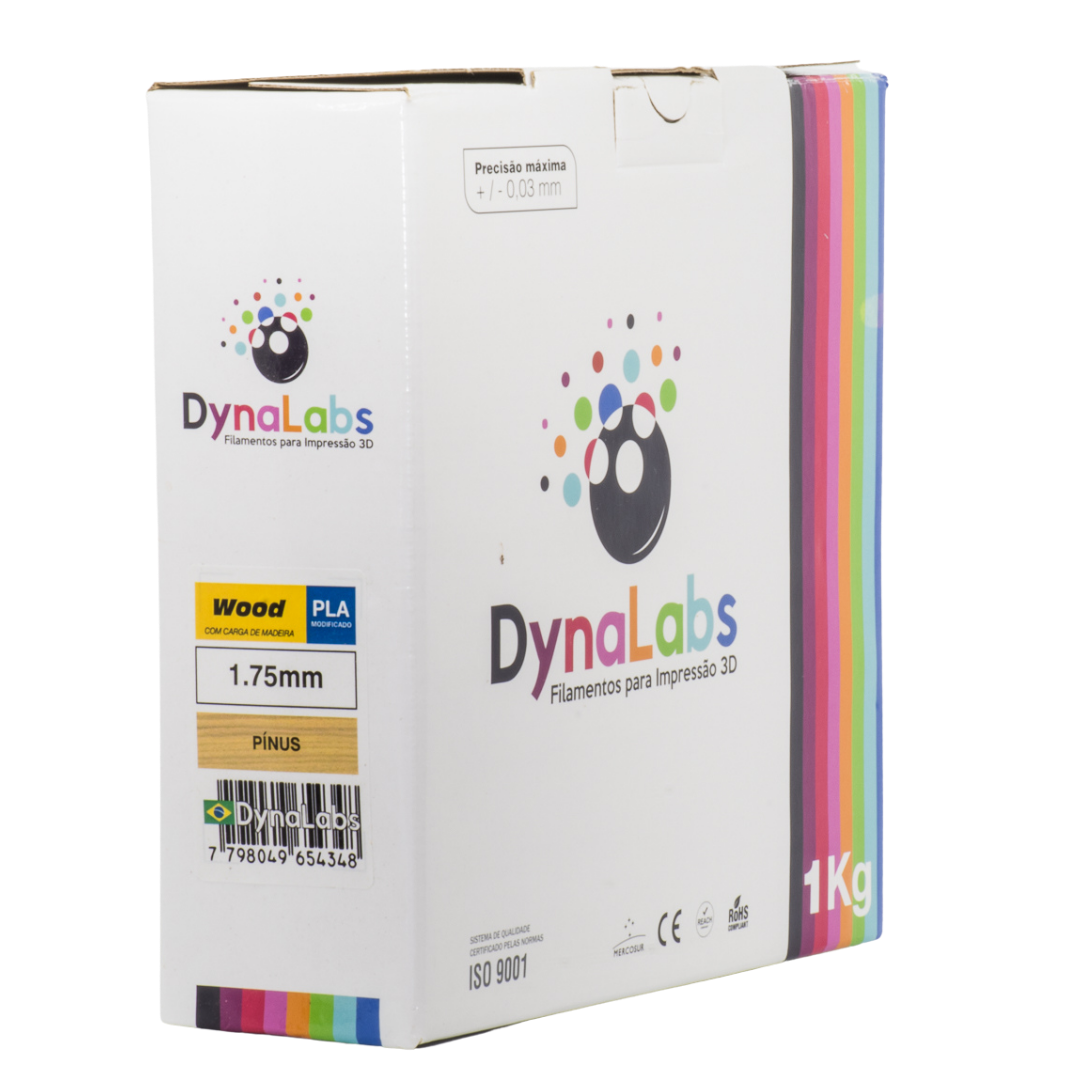 Dynalabs PLA Wood Filament 1.75mm 1kg - Pine
