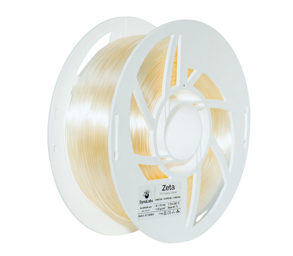 Dynalabs PLA Zeta Filament 1.75mm 1kg - Clear Crystal