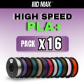 High Speed PLA+ Filament 16-Pack