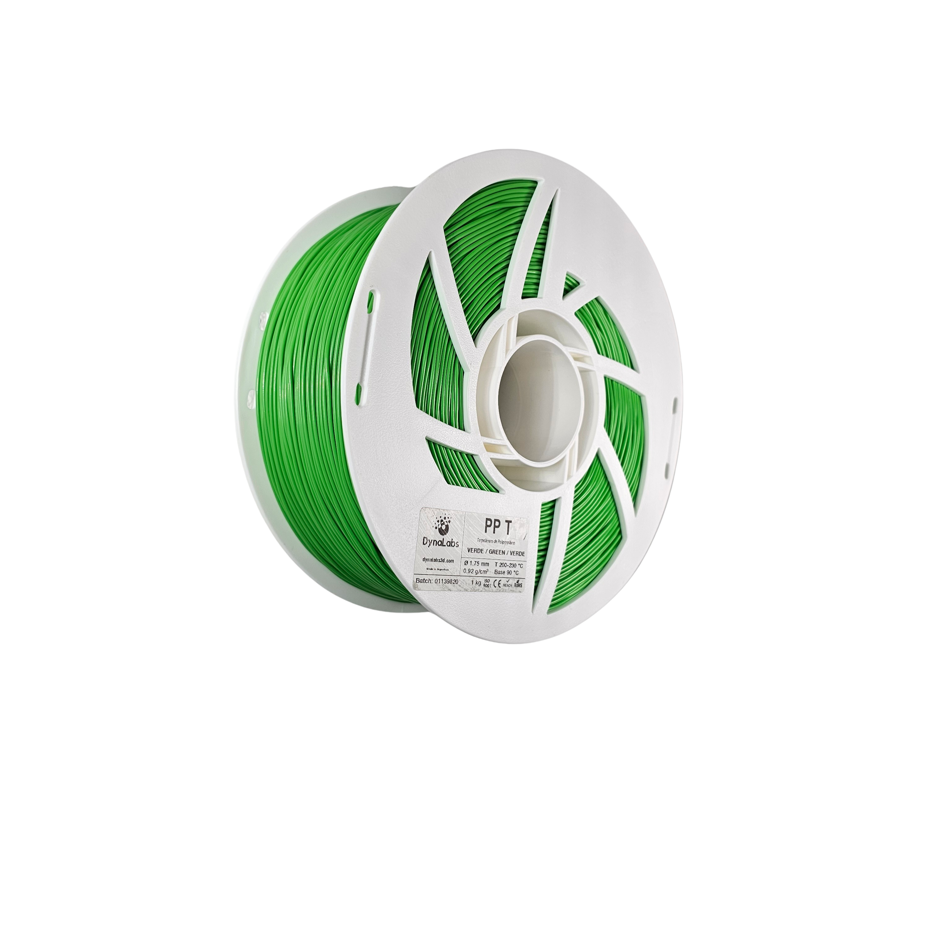 Dynalabs PP-T Polypropylene Filament 1.75mm 1kg - Green