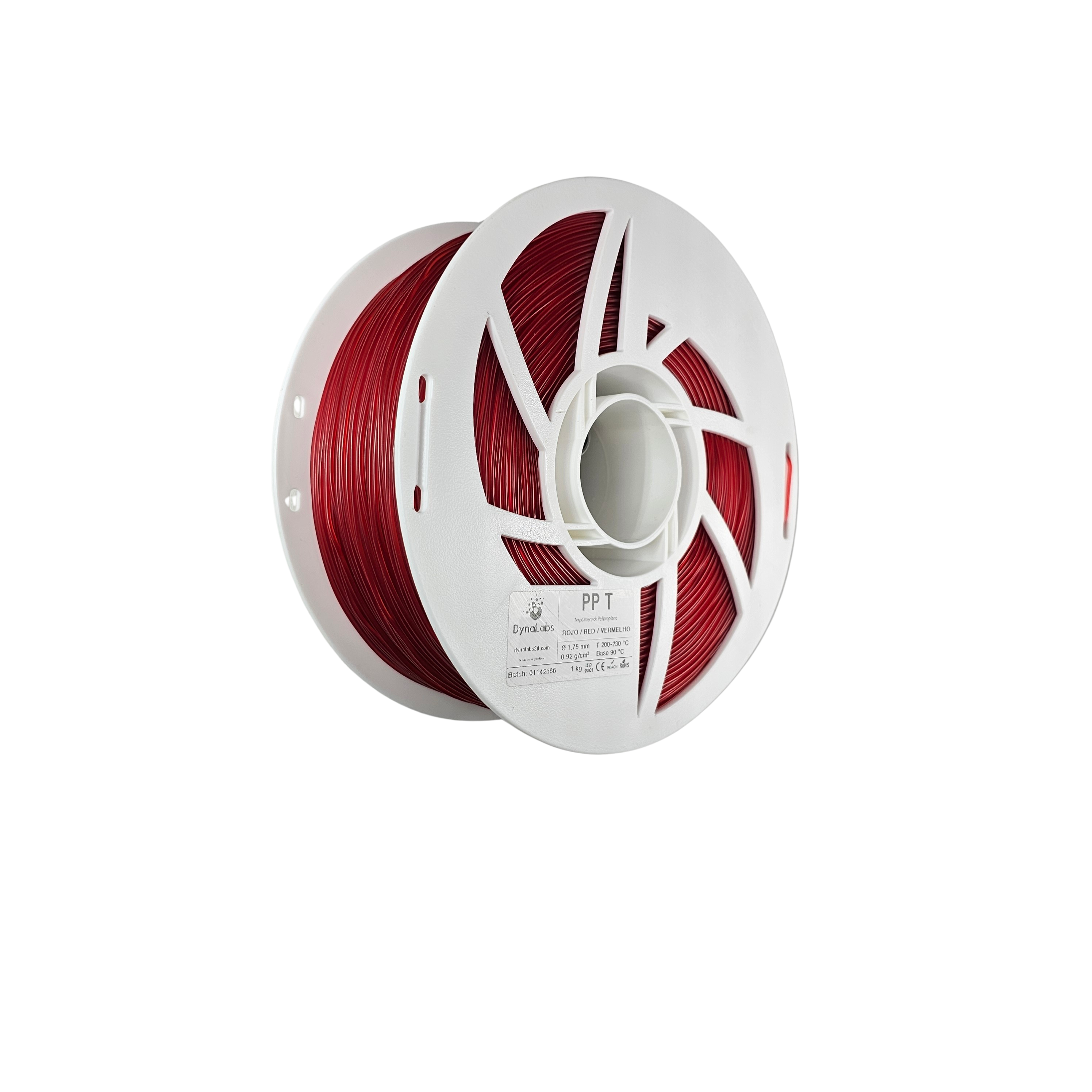 Dynalabs PP-T Polypropylene Filament 1.75mm 1kg - Red