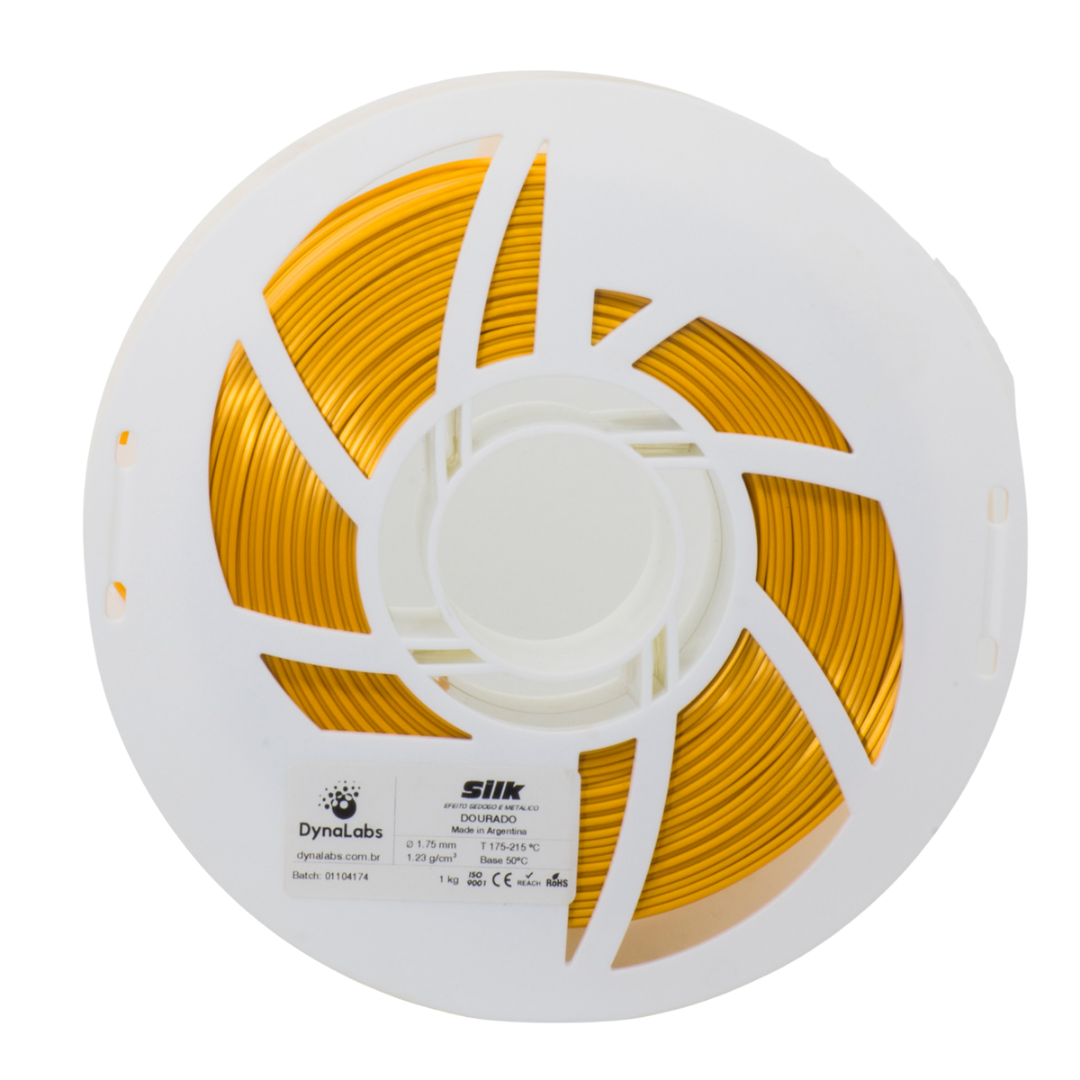 Dynalabs PLA Silk Filament 1.75mm 1kg - Gold