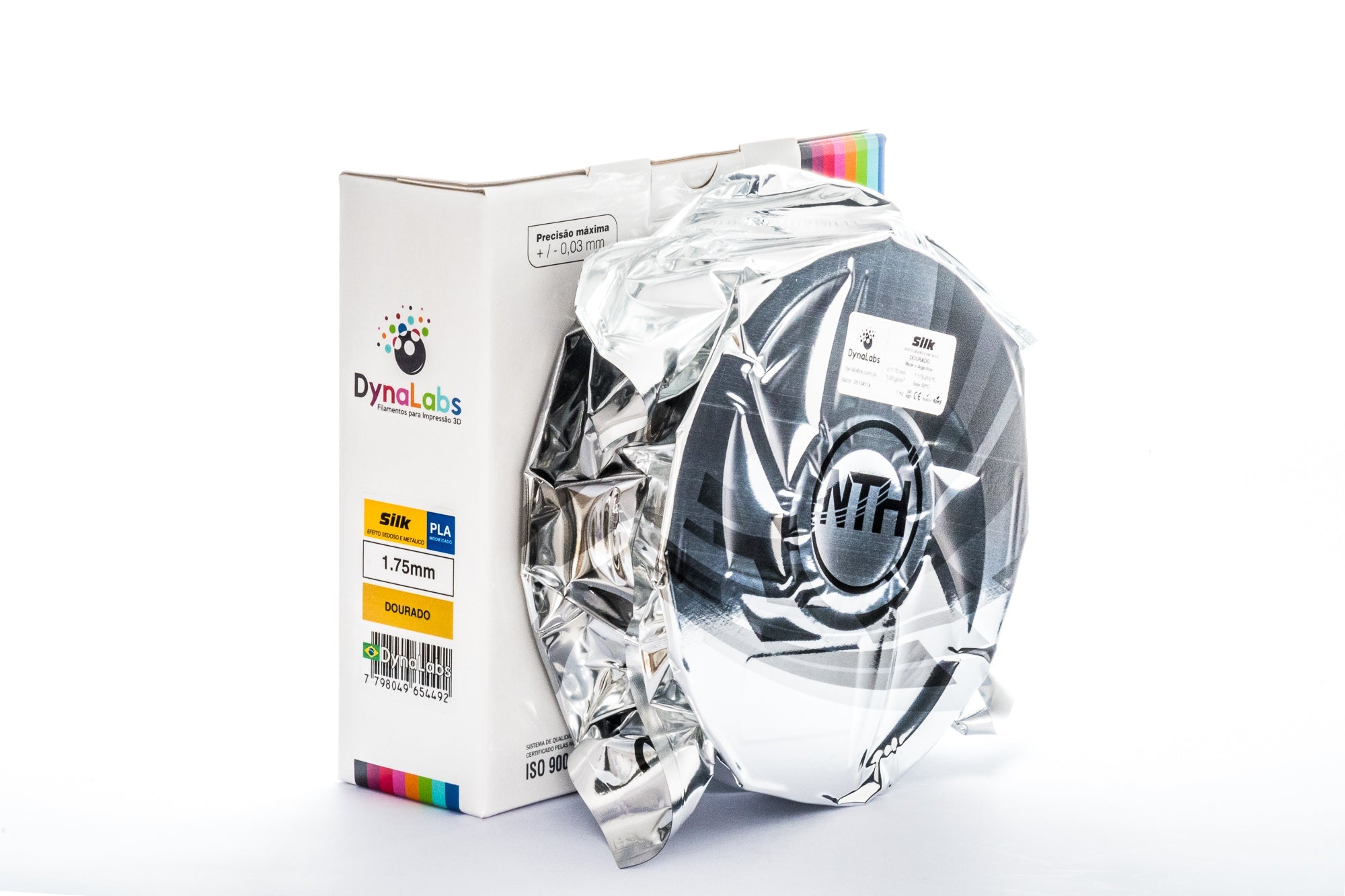Dynalabs PLA Silk Filament 1.75mm 1kg - Gold