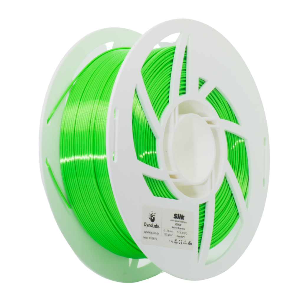 Dynalabs PLA Silk Filament 1.75mm 1kg - Green
