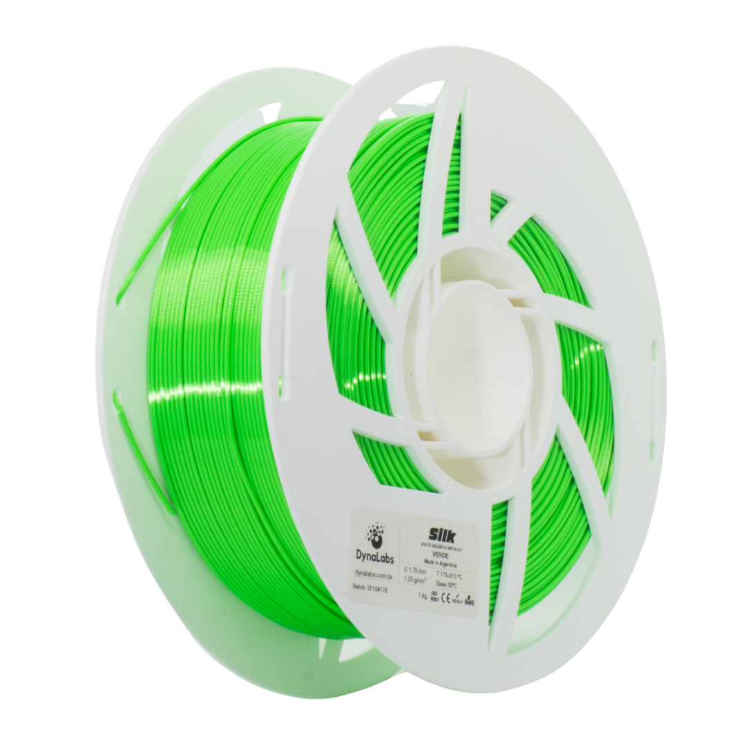 Dynalabs PLA Silk Filament 1.75mm 1kg - Green