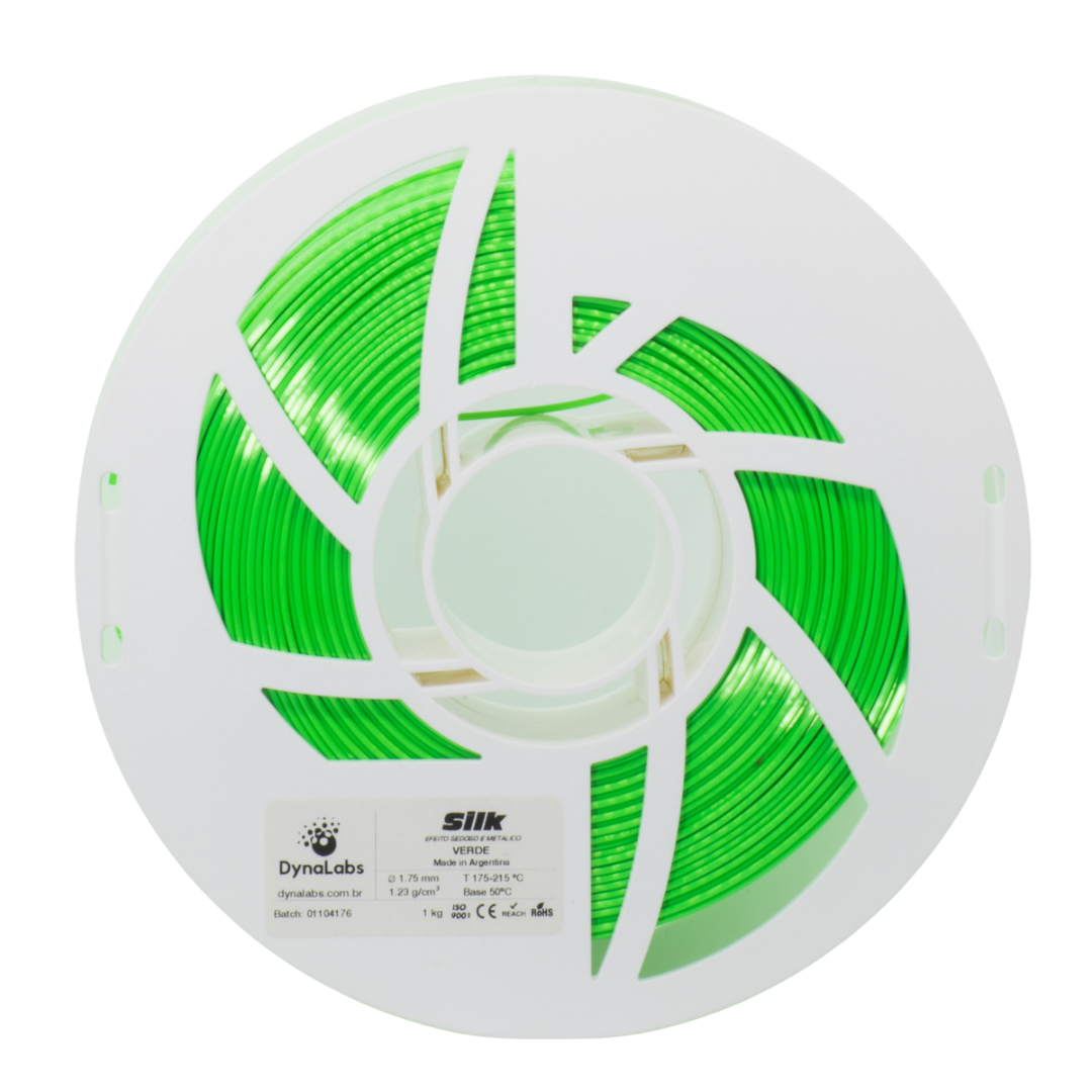 Dynalabs PLA Silk Filament 1.75mm 1kg - Green