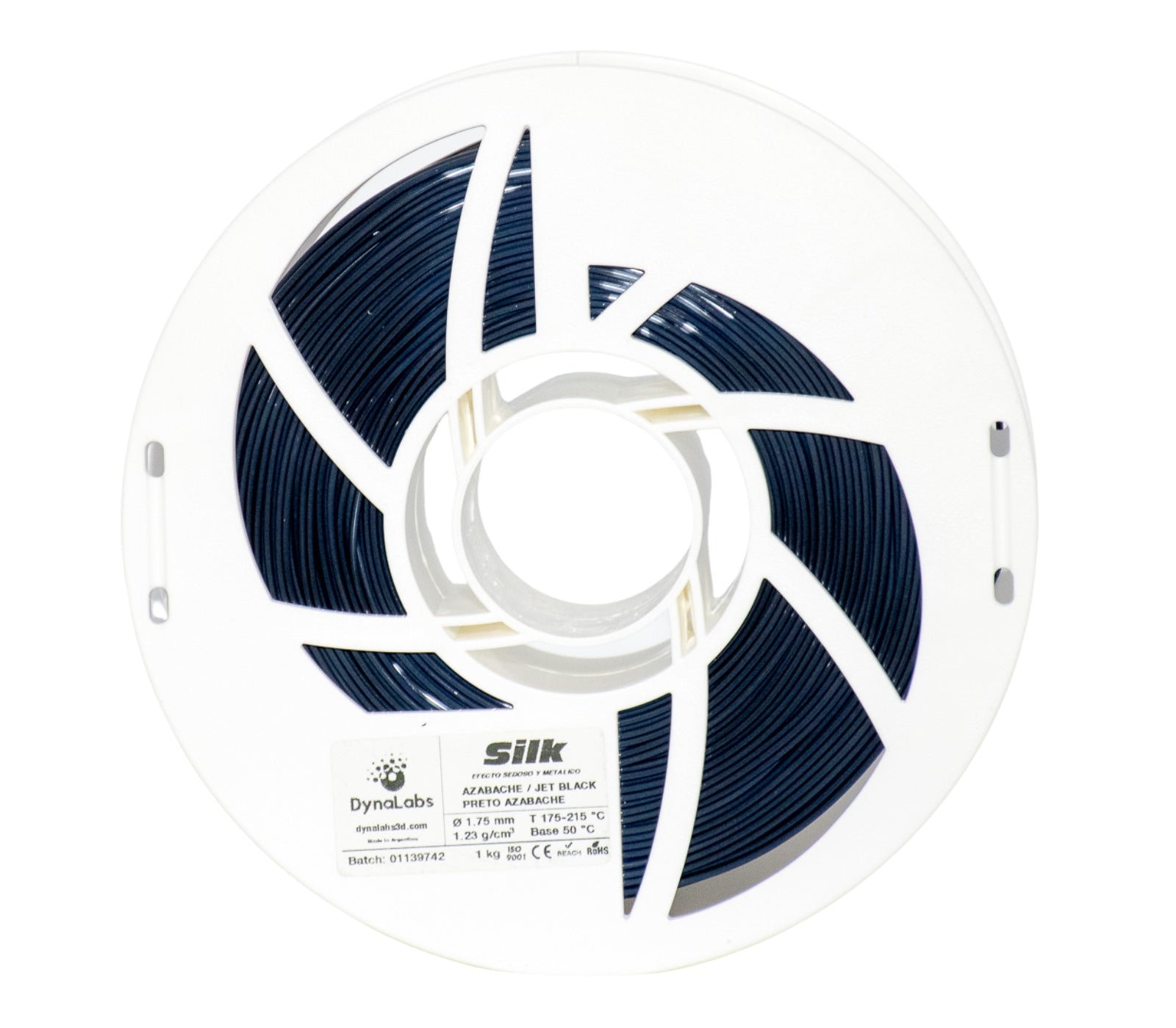 Dynalabs PLA Silk Filament 1.75mm 1kg - Jet