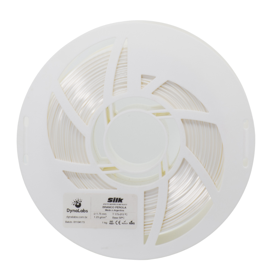 Dynalabs PLA Silk Filament 1.75mm 1kg - Pearl White