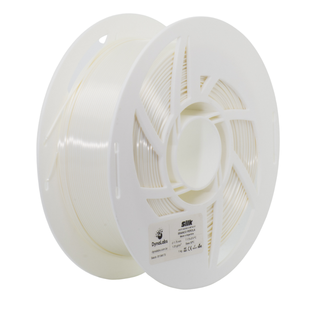 Dynalabs PLA Silk Filament 1.75mm 1kg - Pearl White