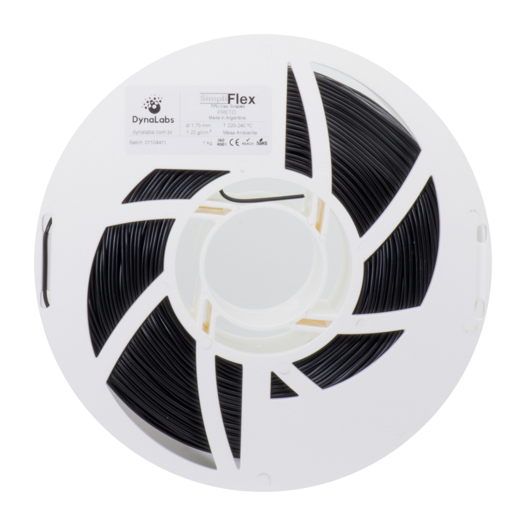 Dynalabs Simpliflex TPU Filament 1.75mm 1kg - Black