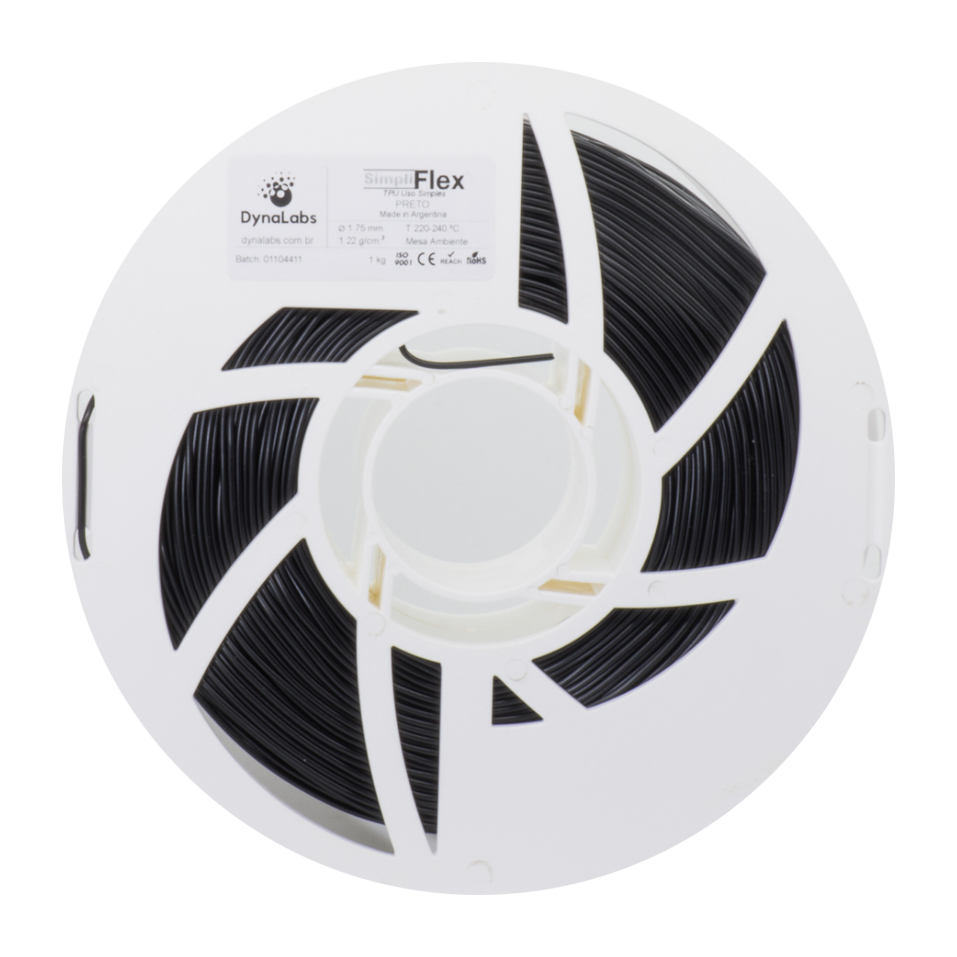 Dynalabs Simpliflex TPU Filament 1.75mm 1kg - Black