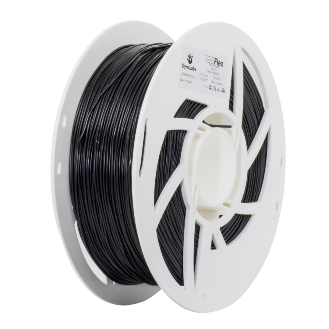 Dynalabs Simpliflex TPU Filament 1.75mm 1kg - Black