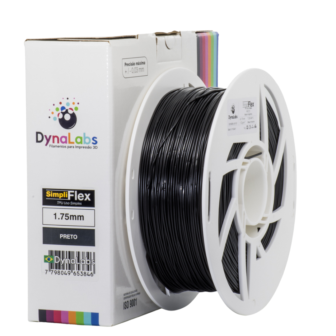 Dynalabs Simpliflex TPU Filament 1.75mm 1kg - Black