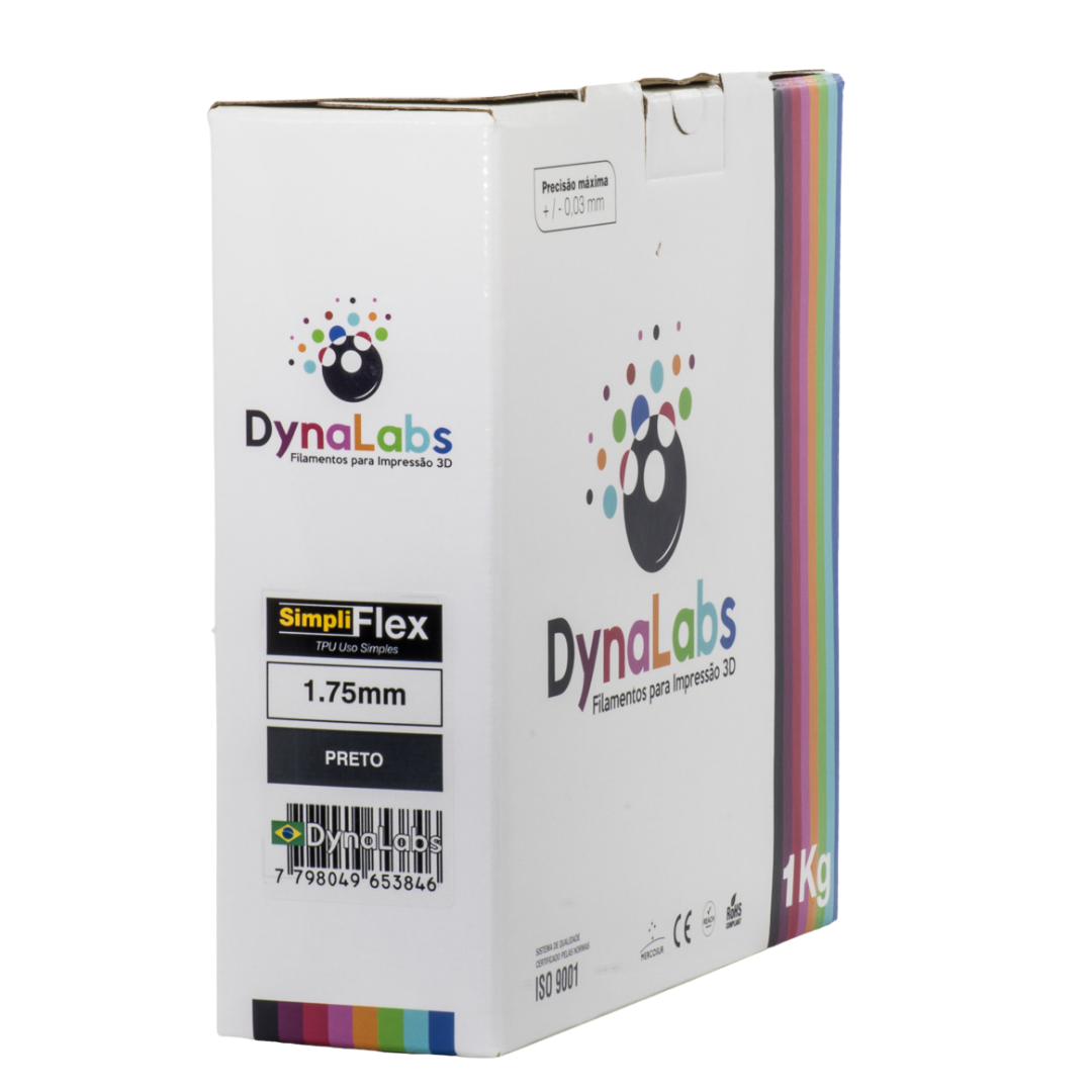 Dynalabs Simpliflex TPU Filament 1.75mm 1kg - Black