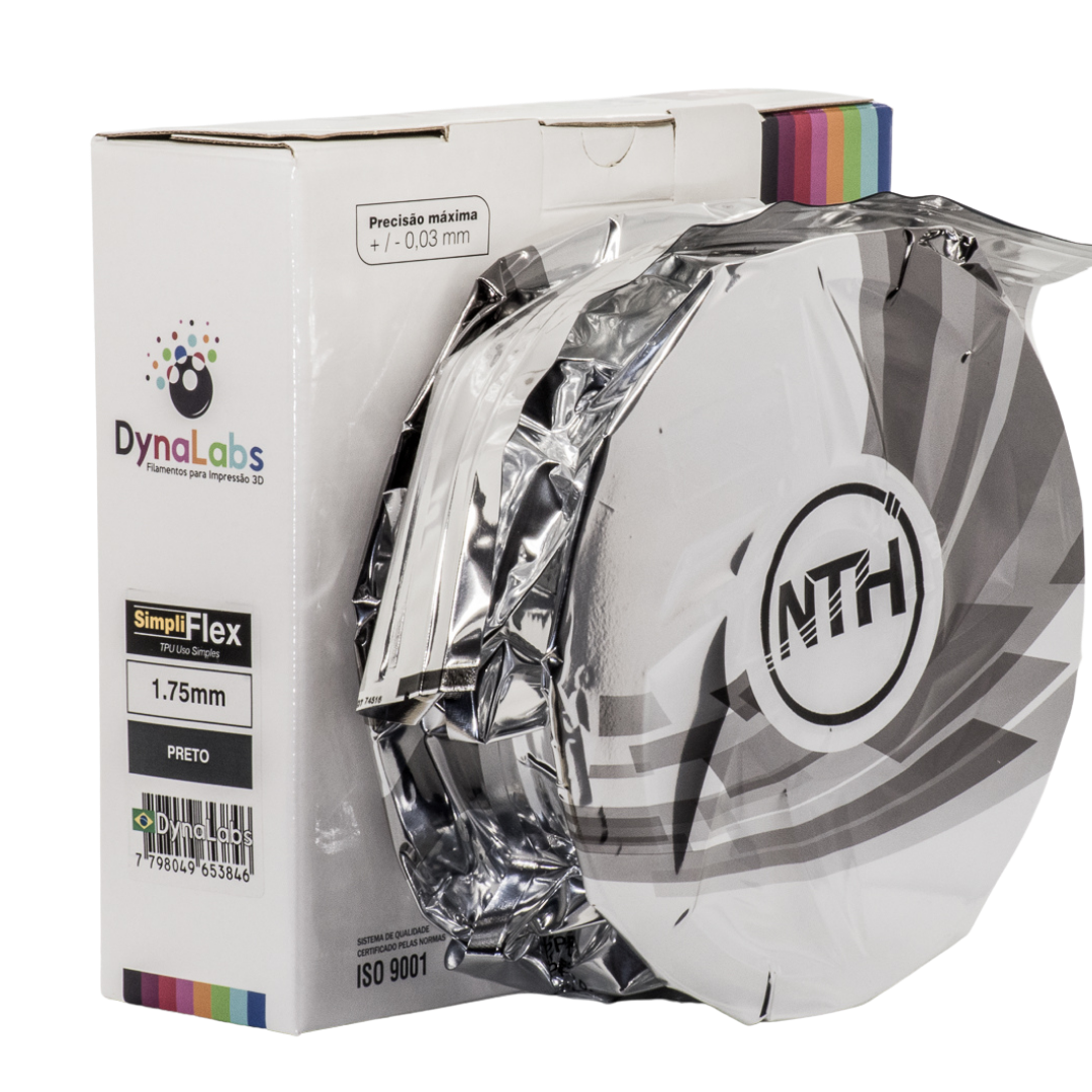 Dynalabs Simpliflex TPU Filament 1.75mm 1kg - Black