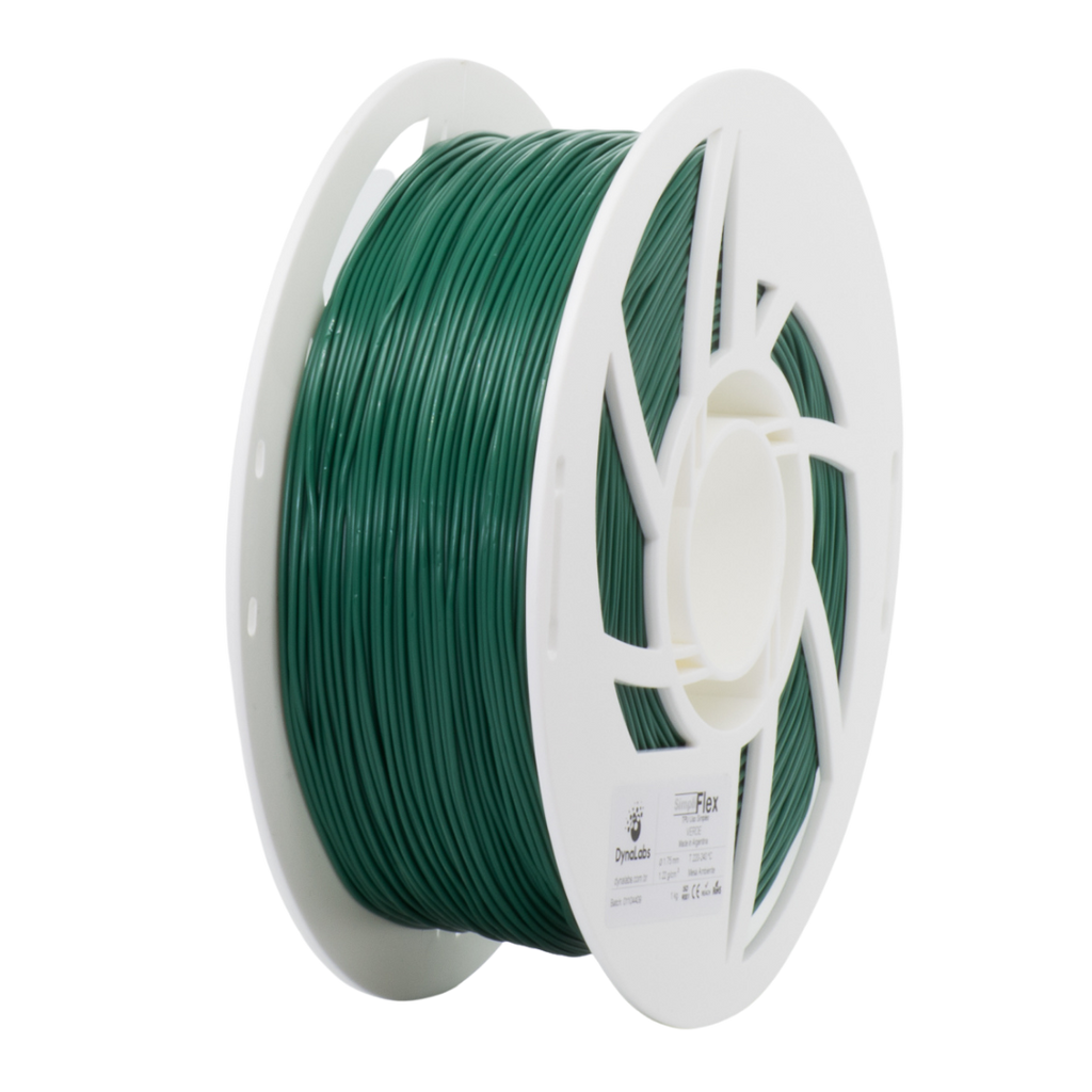 Dynalabs Simpliflex TPU Filament 1.75mm 1kg - Green