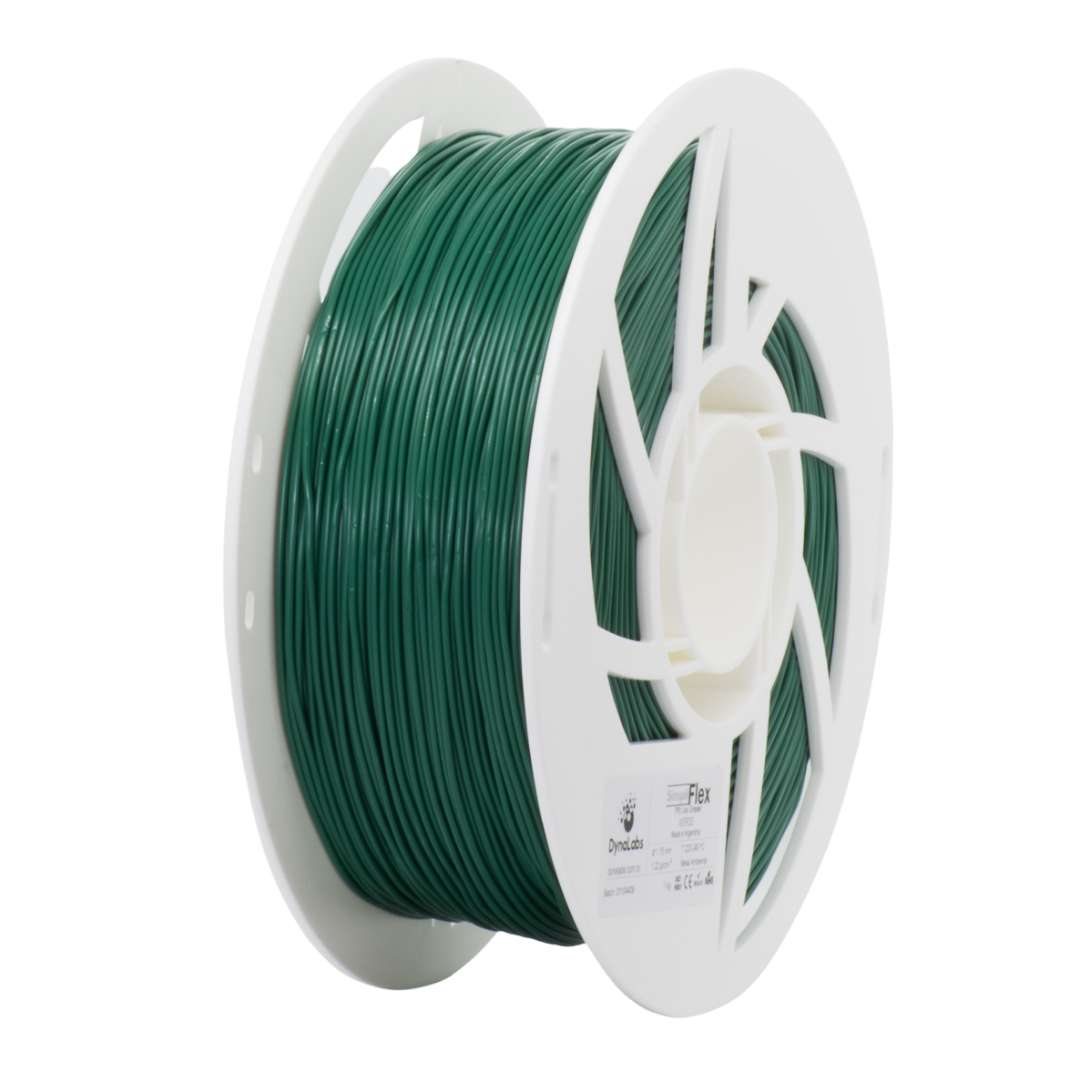 Dynalabs Simpliflex TPU Filament 1.75mm 1kg - Green