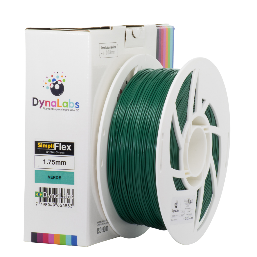 Dynalabs Simpliflex TPU Filament 1.75mm 1kg - Green