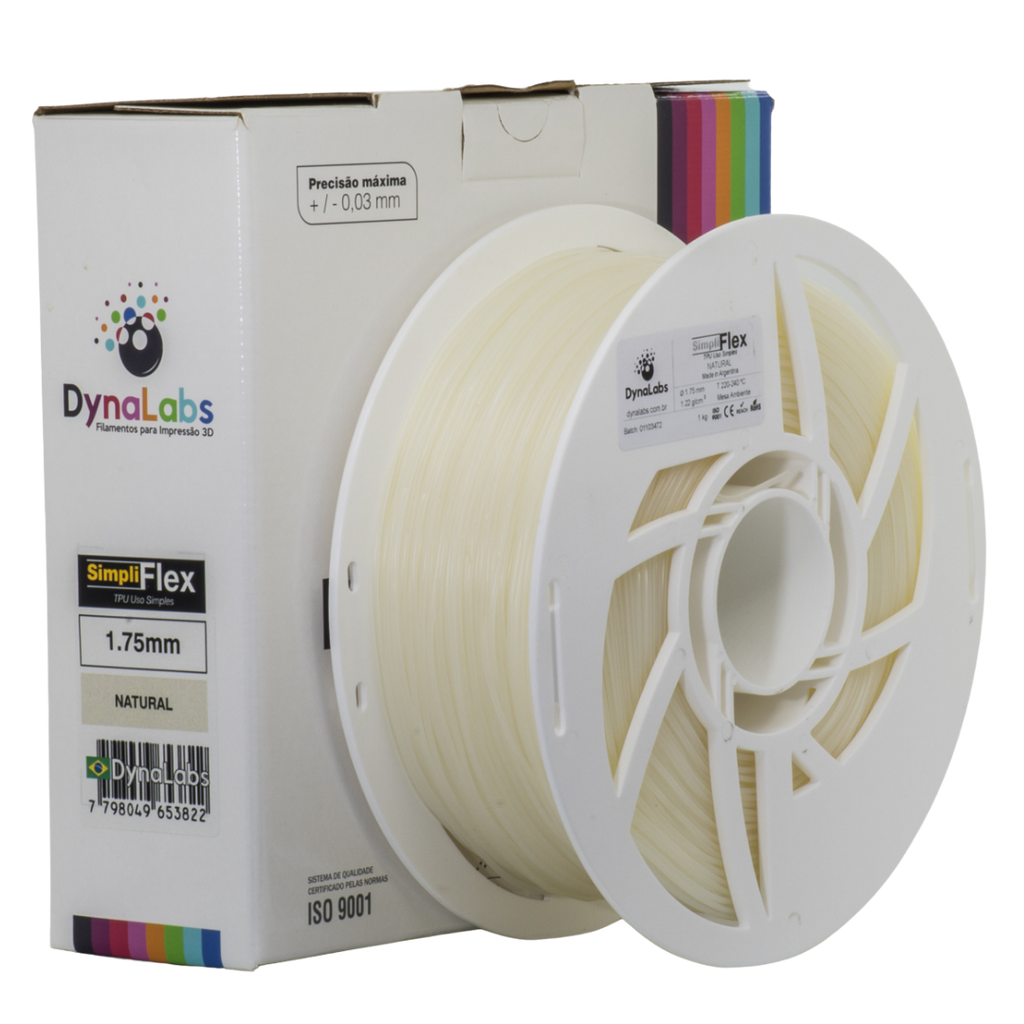 Dynalabs Simpliflex TPU Filament 1.75mm 1kg - Natural