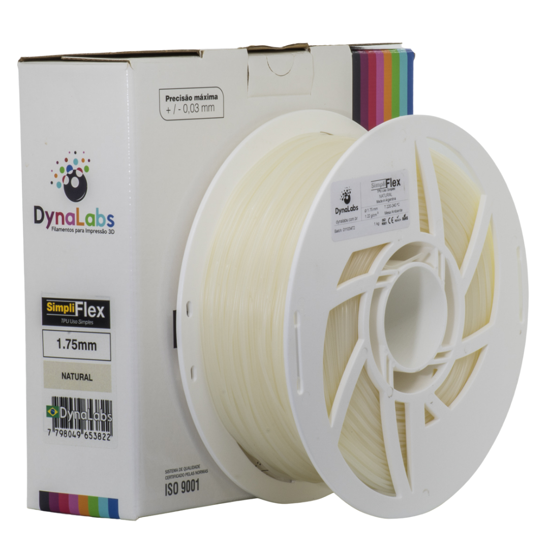 Dynalabs Simpliflex TPU Filament 1.75mm 1kg - Natural