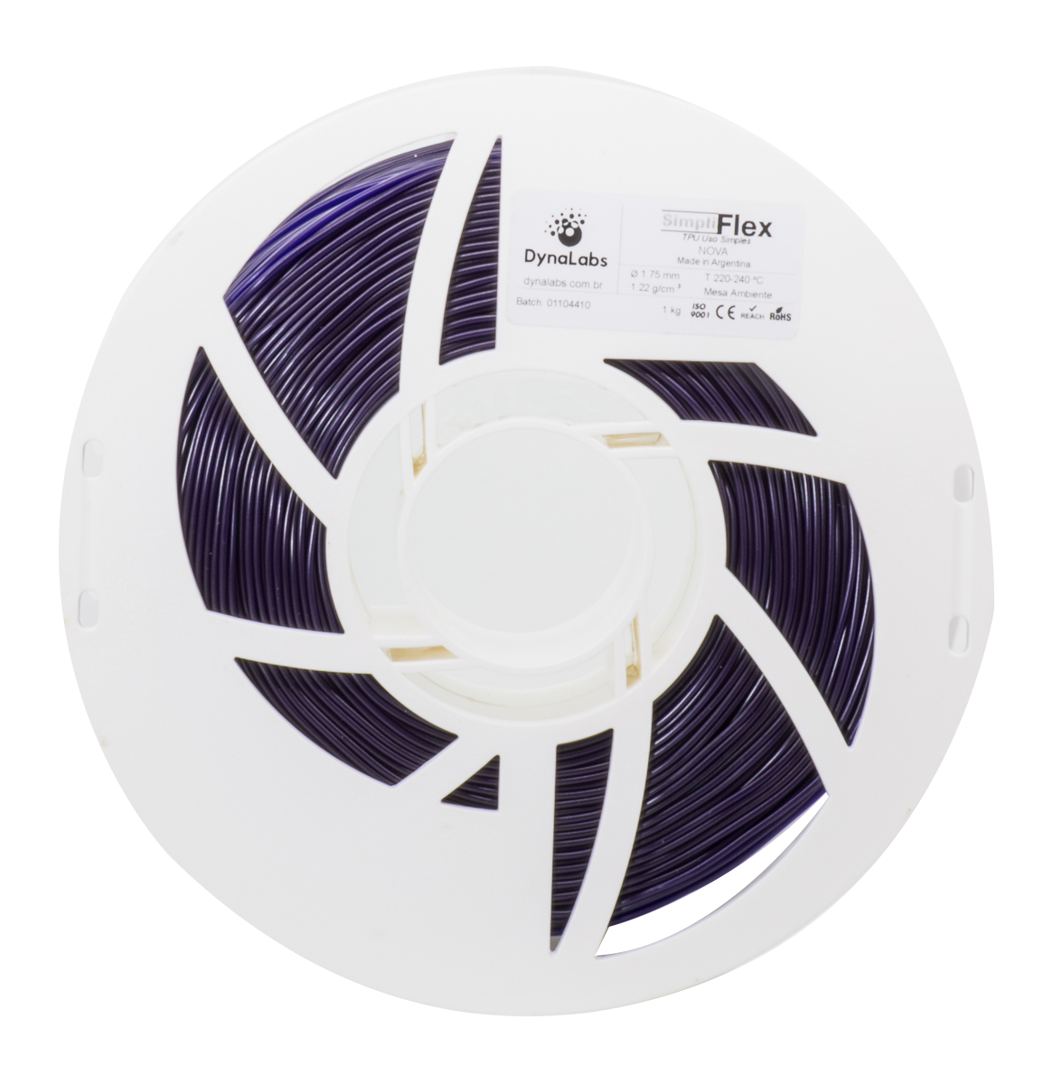 Dynalabs Simpliflex TPU Filament 1.75mm 1kg - Nova