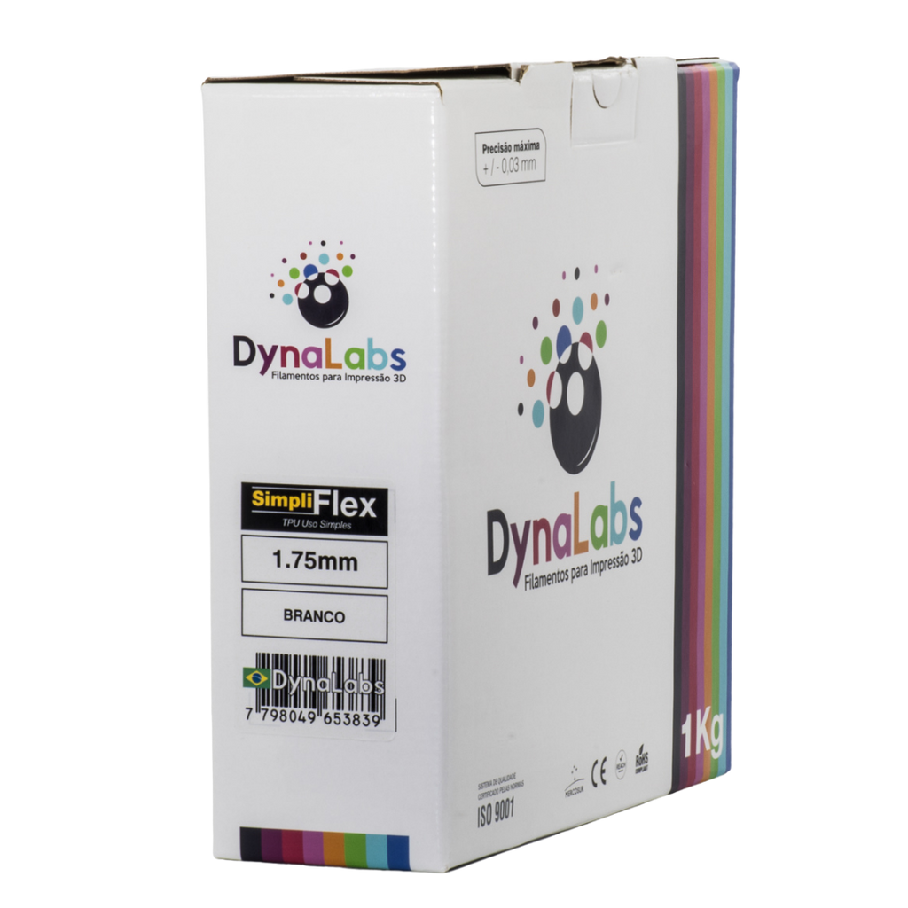 Dynalabs Simpliflex TPU Filament 1.75mm 1kg - White