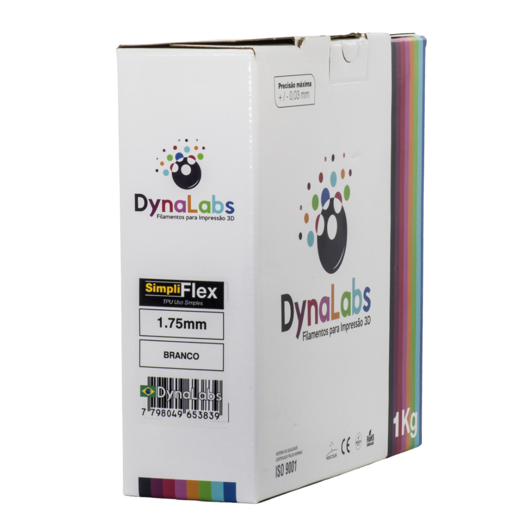 Dynalabs Simpliflex TPU Filament 1.75mm 1kg - White