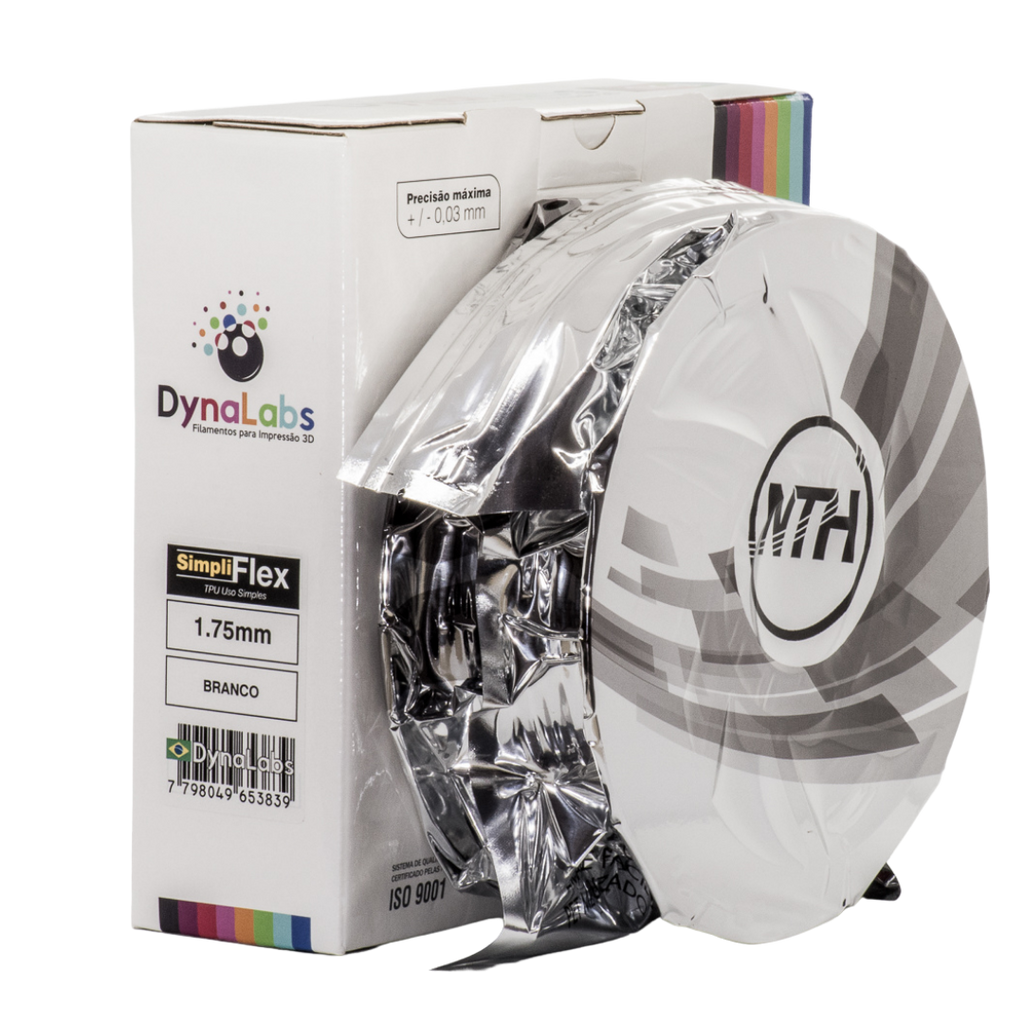 Dynalabs Simpliflex TPU Filament 1.75mm 1kg - White