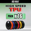 High Speed TPU 95A Filament 16-Pack