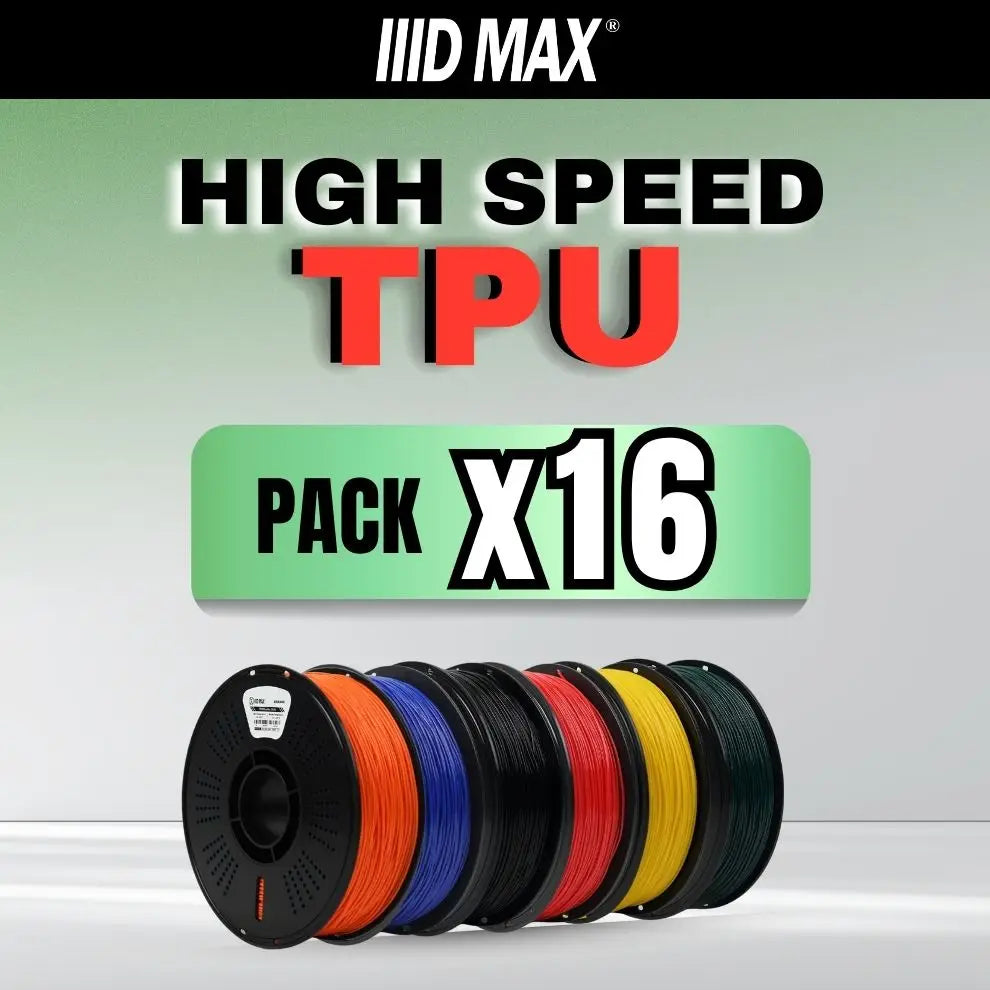 High Speed TPU 95A Filament 16-Pack
