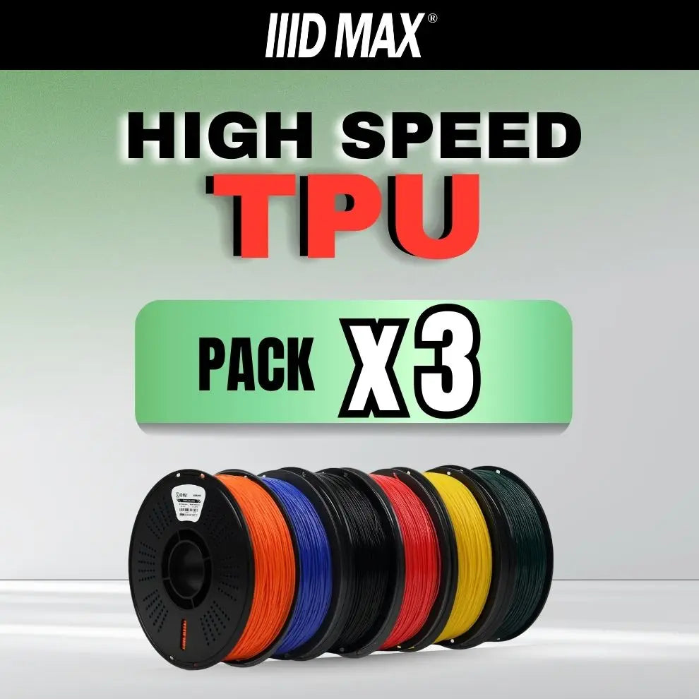 High Speed TPU 95A Filament 3-Pack