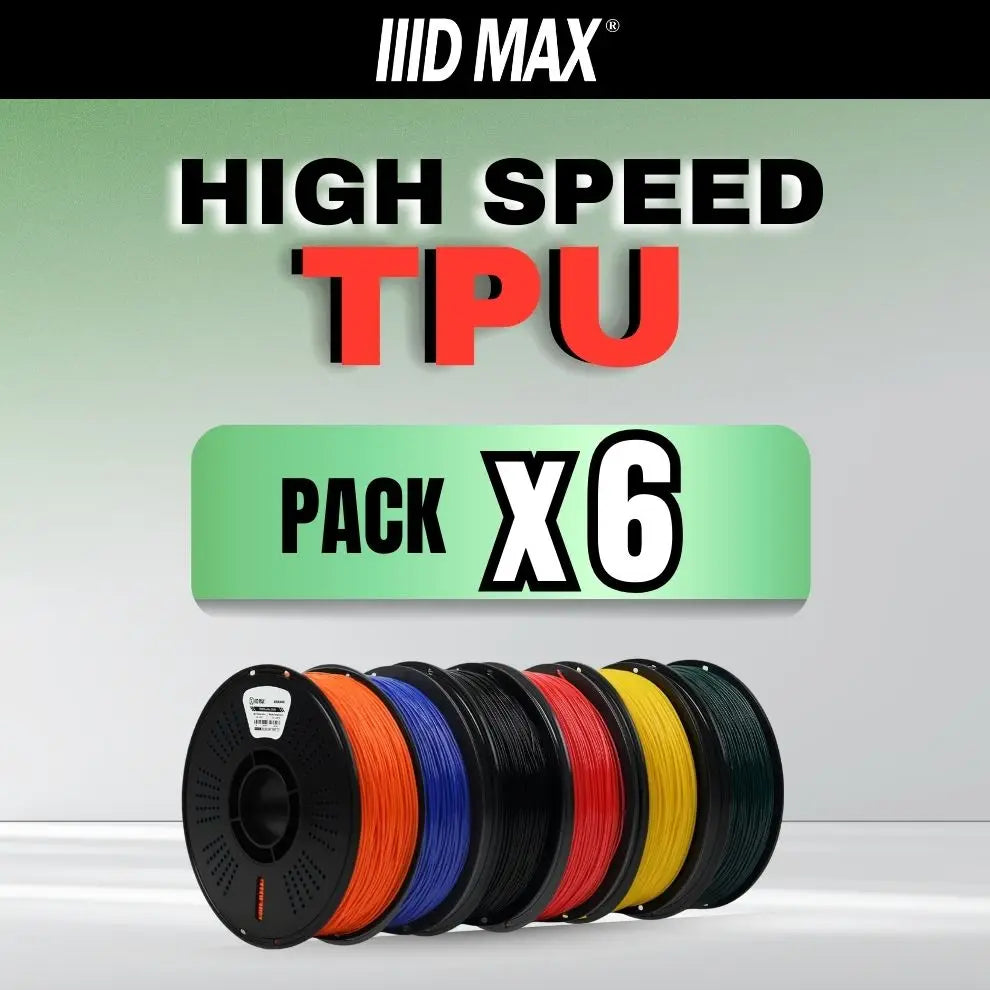 High Speed TPU 95A Filament 6-Pack