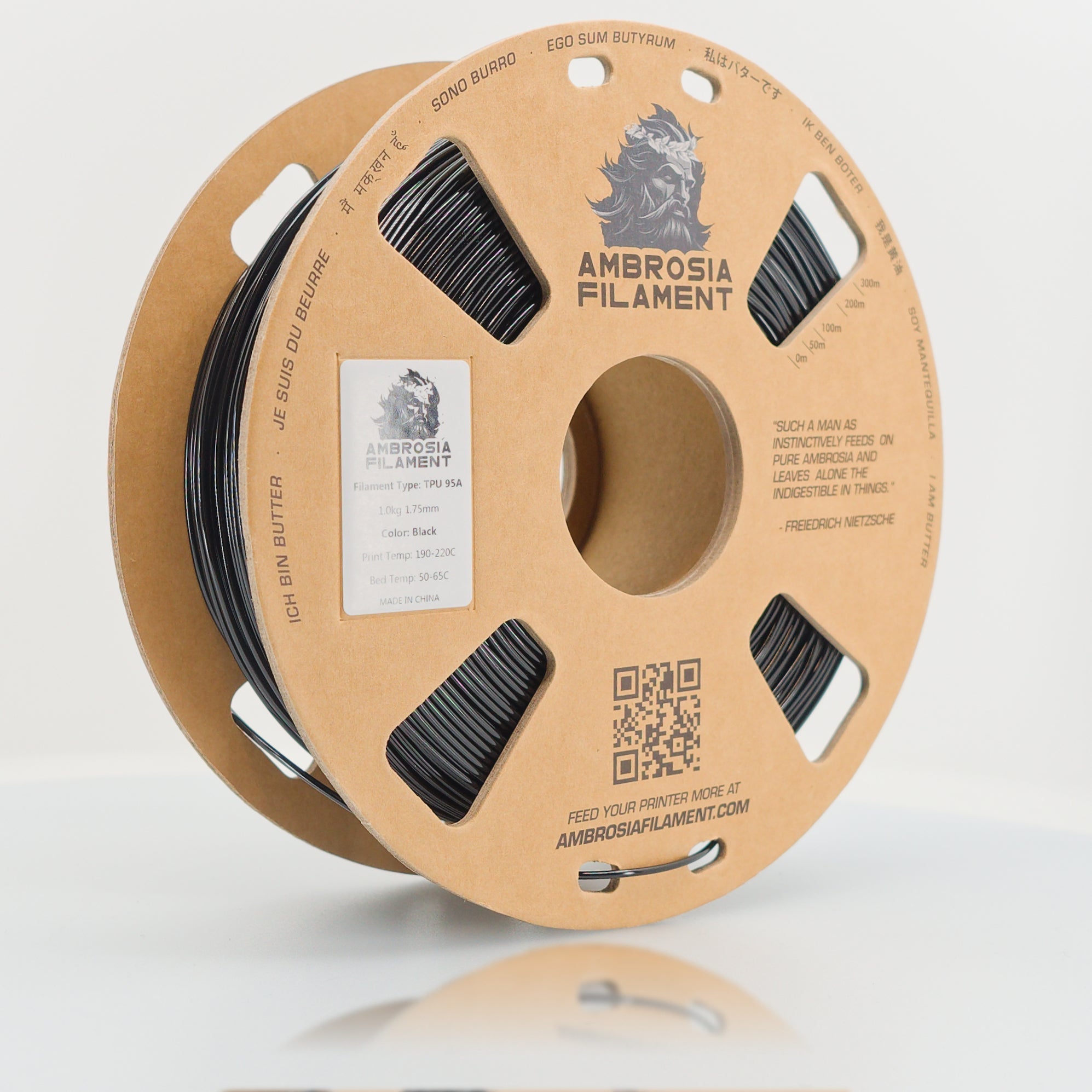 Ambrosia TPU 95A - Eco Cardboard Spool