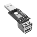 BIQU Panda Hub and Hub Plus Dual USB Adapter Shield the Original USB Port on Bambu Lab P1S/P1P Printers