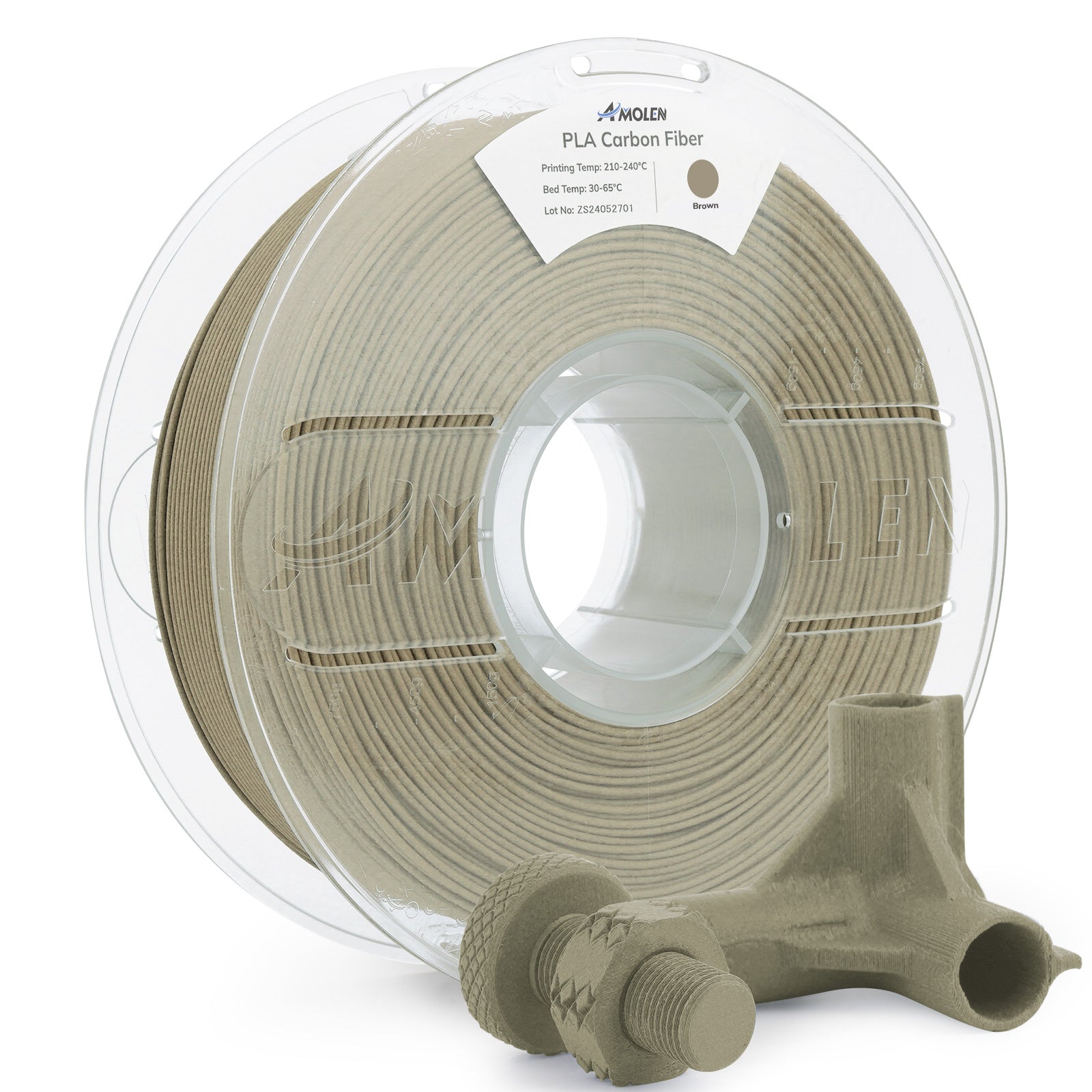 PLA Carbon Fiber 1.75mm, 1KG/2.2LB