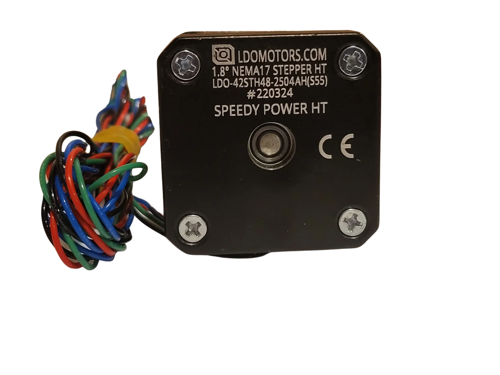 LDO Motors 42STH48-2504AH (S55) Super Power High Temp NEMA 17 Stepper Motor - High Performance High Temperature 55mm Shaft