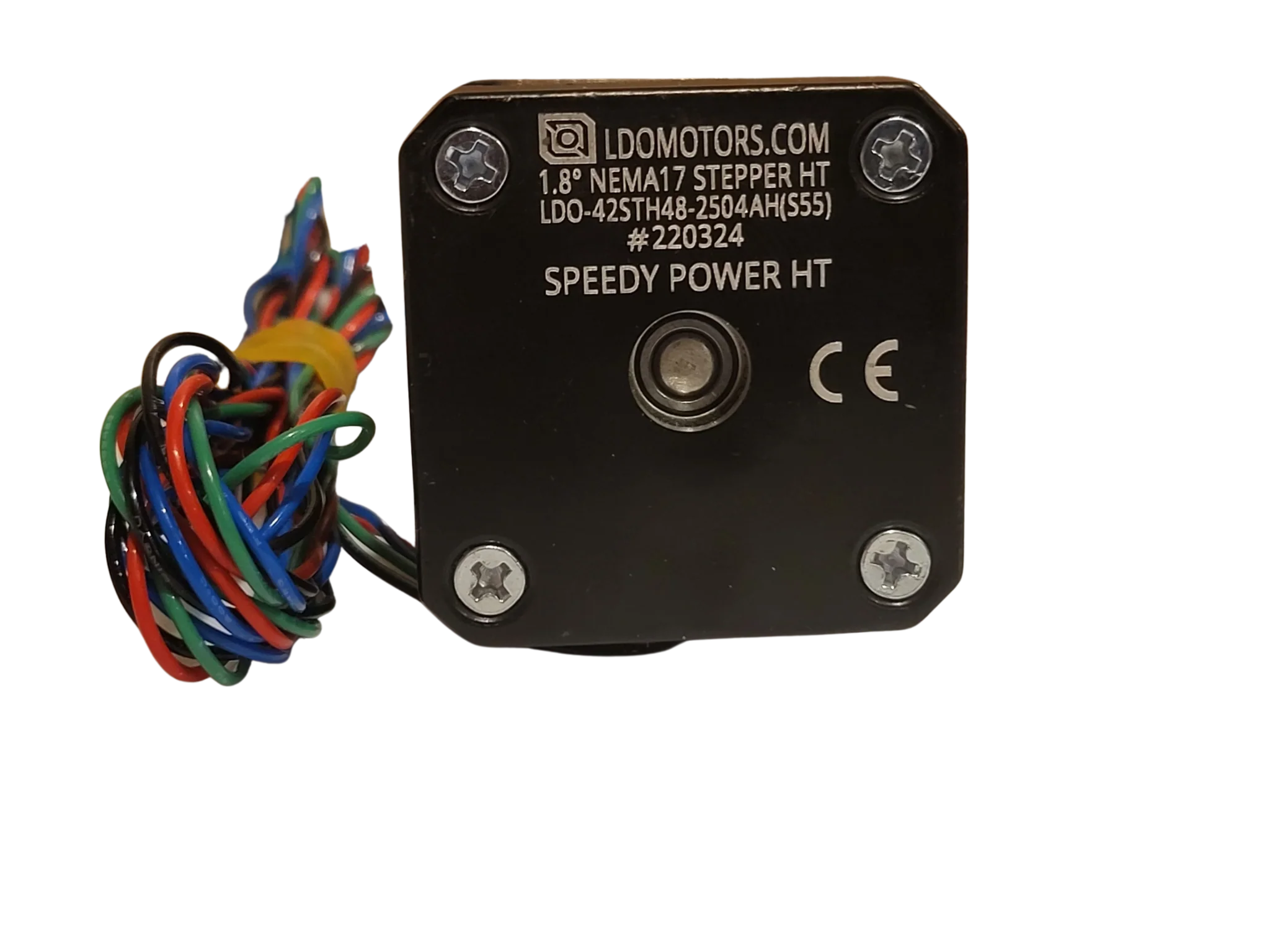 LDO Motors 42STH48-2504AH (S55) Super Power High Temp NEMA 17 Stepper Motor - High Performance High Temperature 55mm Shaft