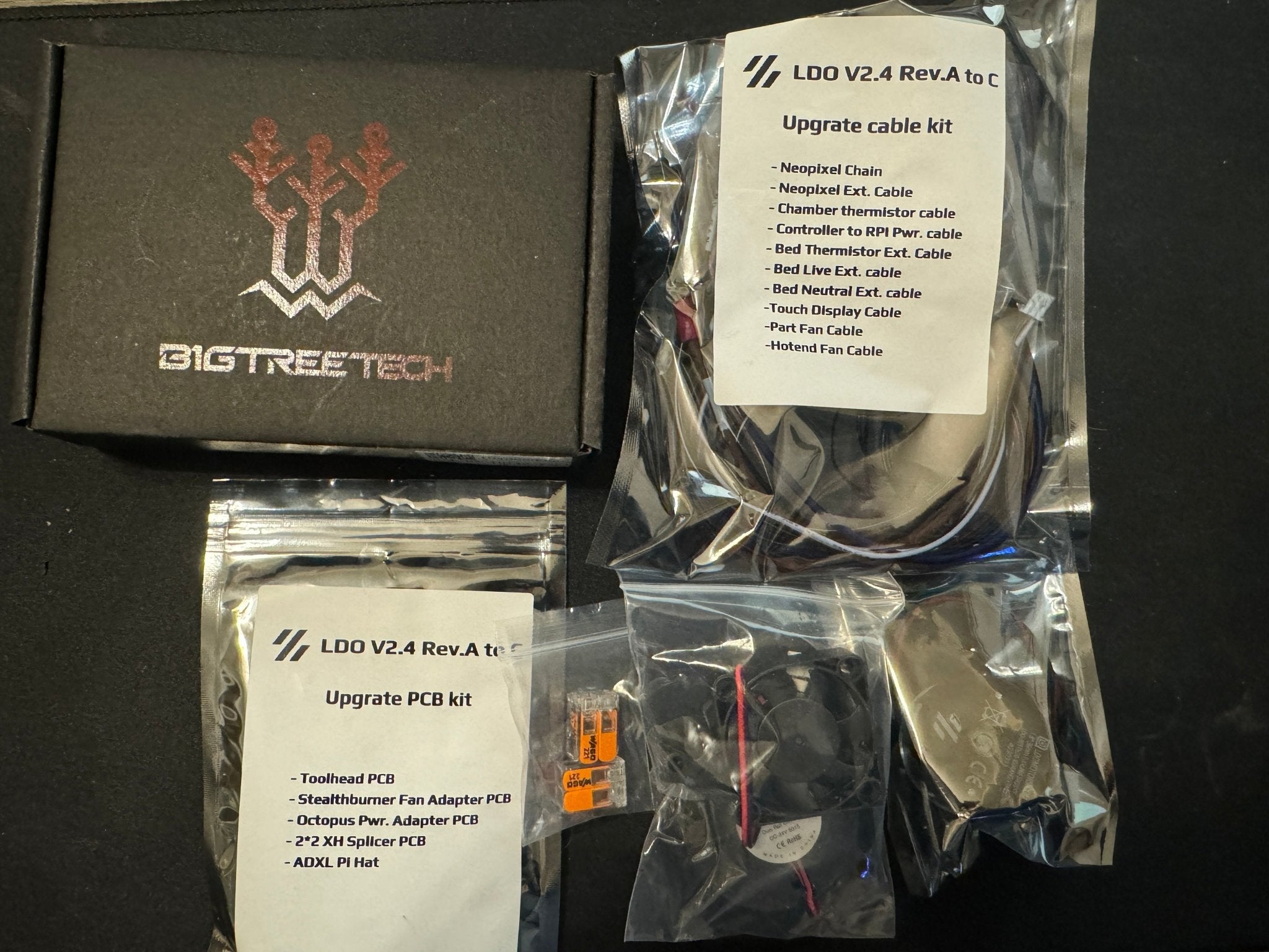LDO Voron V2.4 Rev.A to Rev.C Upgrade Kit (RevA to RevC)